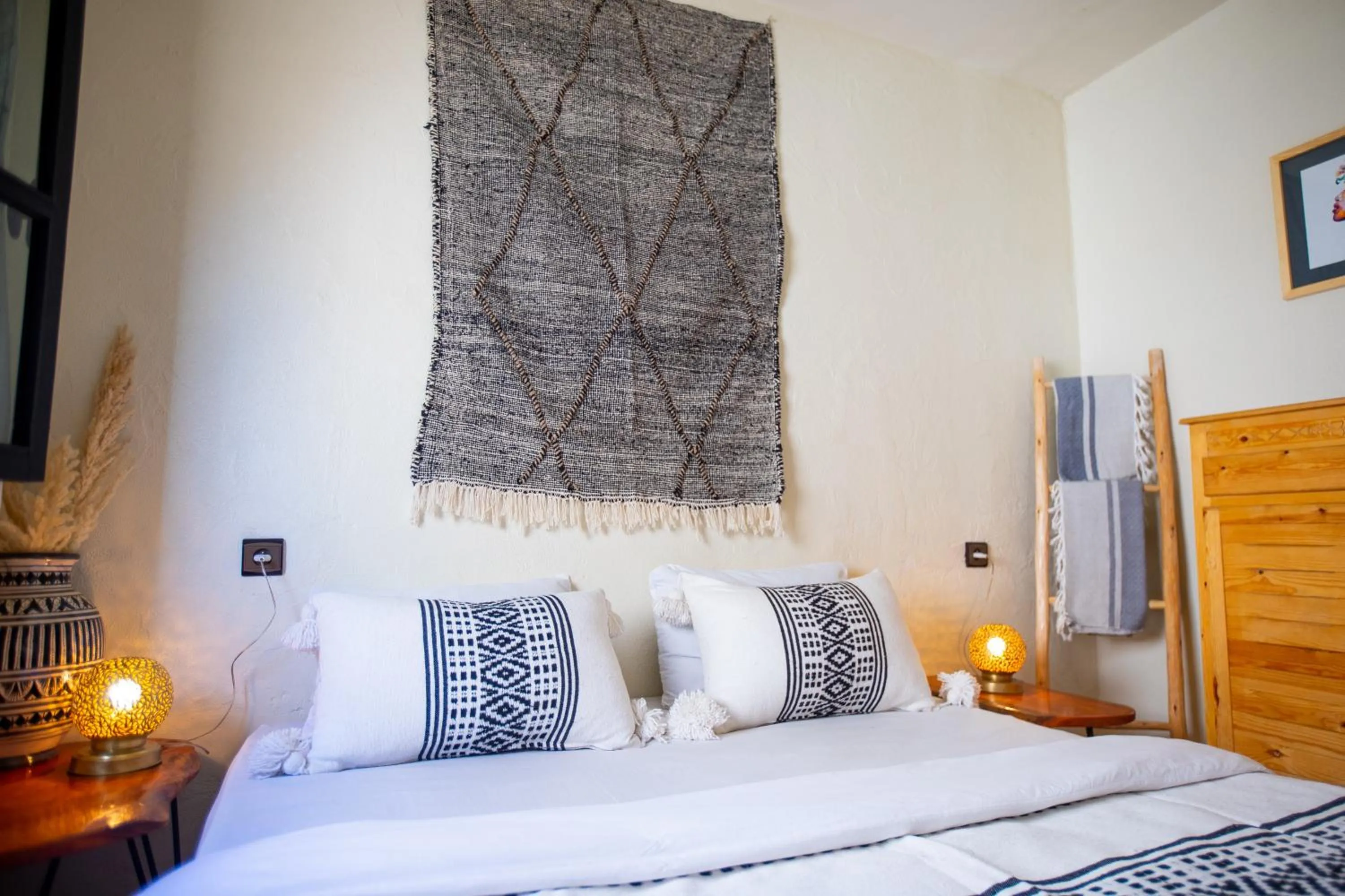 Bed in Anza surfhouse