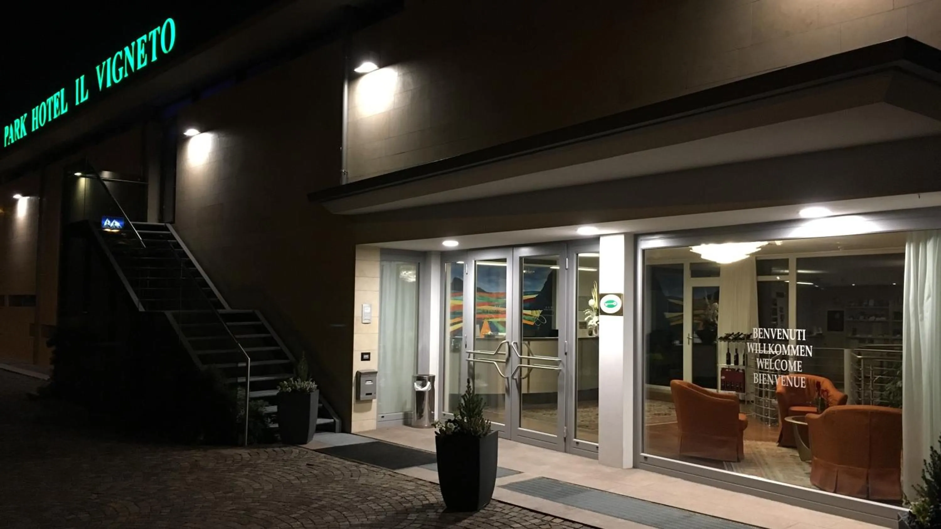 Facade/entrance in Park Hotel Il Vigneto