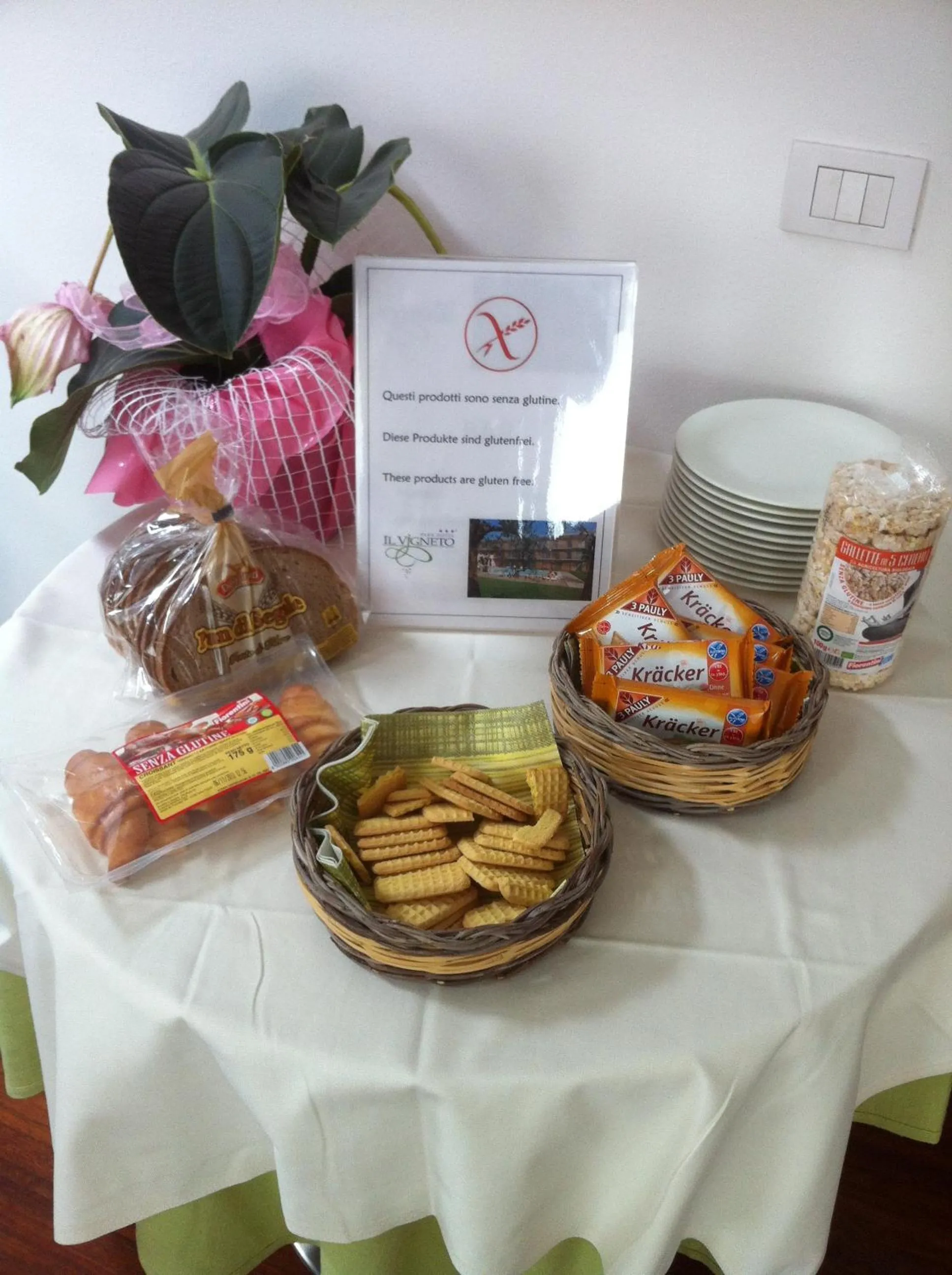 Food in Park Hotel Il Vigneto