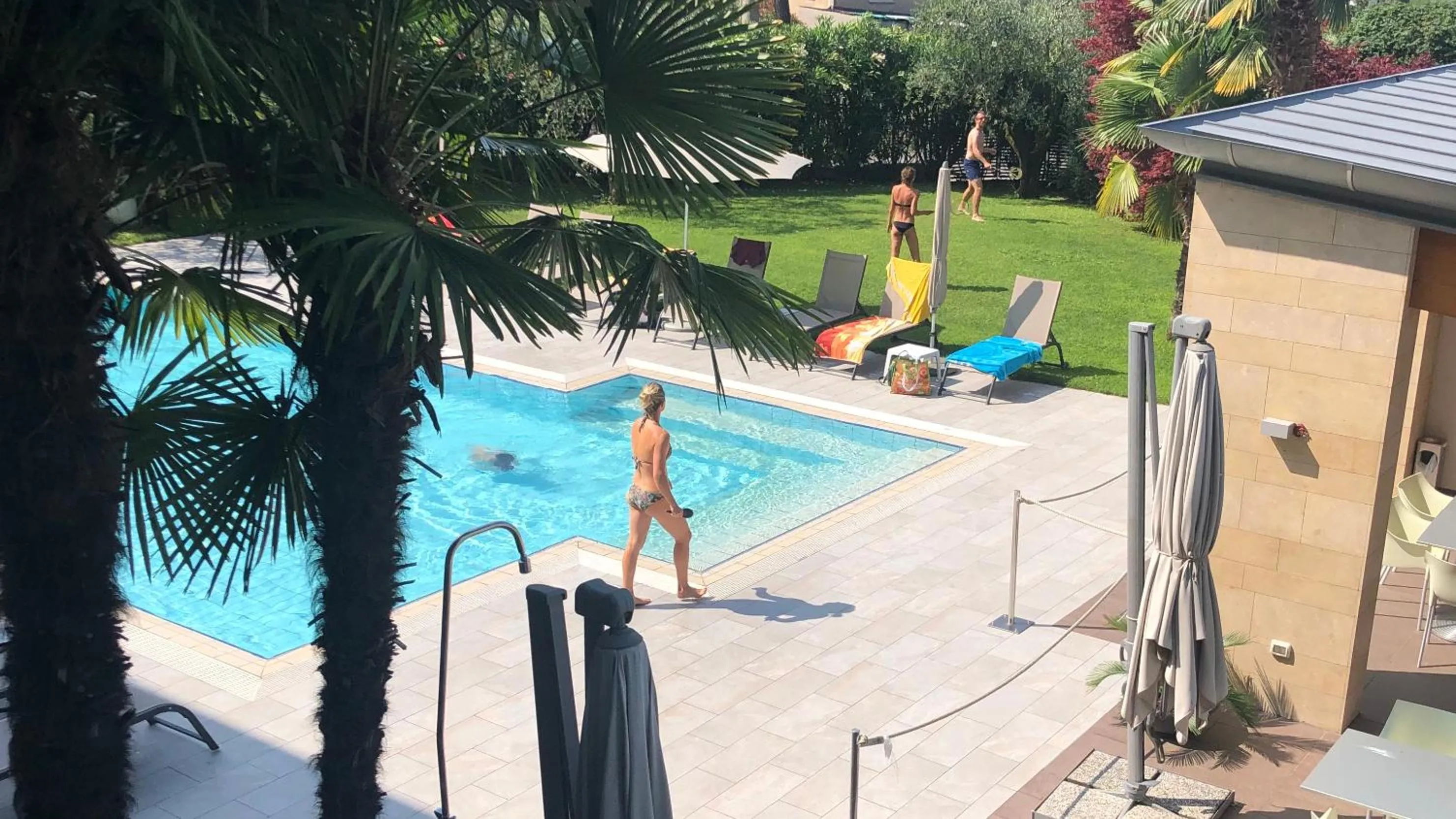 Pool view in Park Hotel Il Vigneto