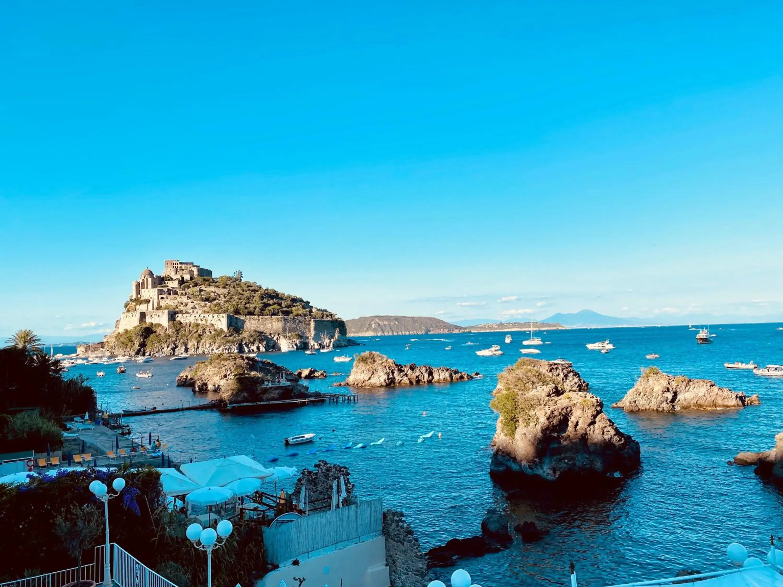 Sea view in Strand Hotel Delfini Sea view in Strand Hotel Delfini