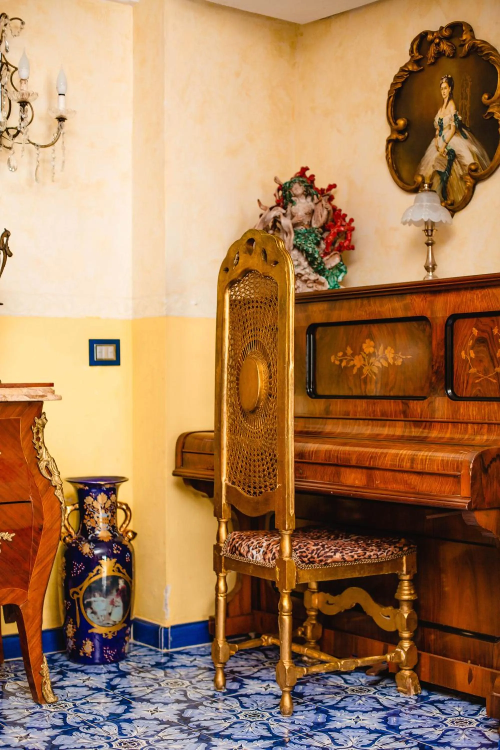 Living room in Strand Hotel Delfini