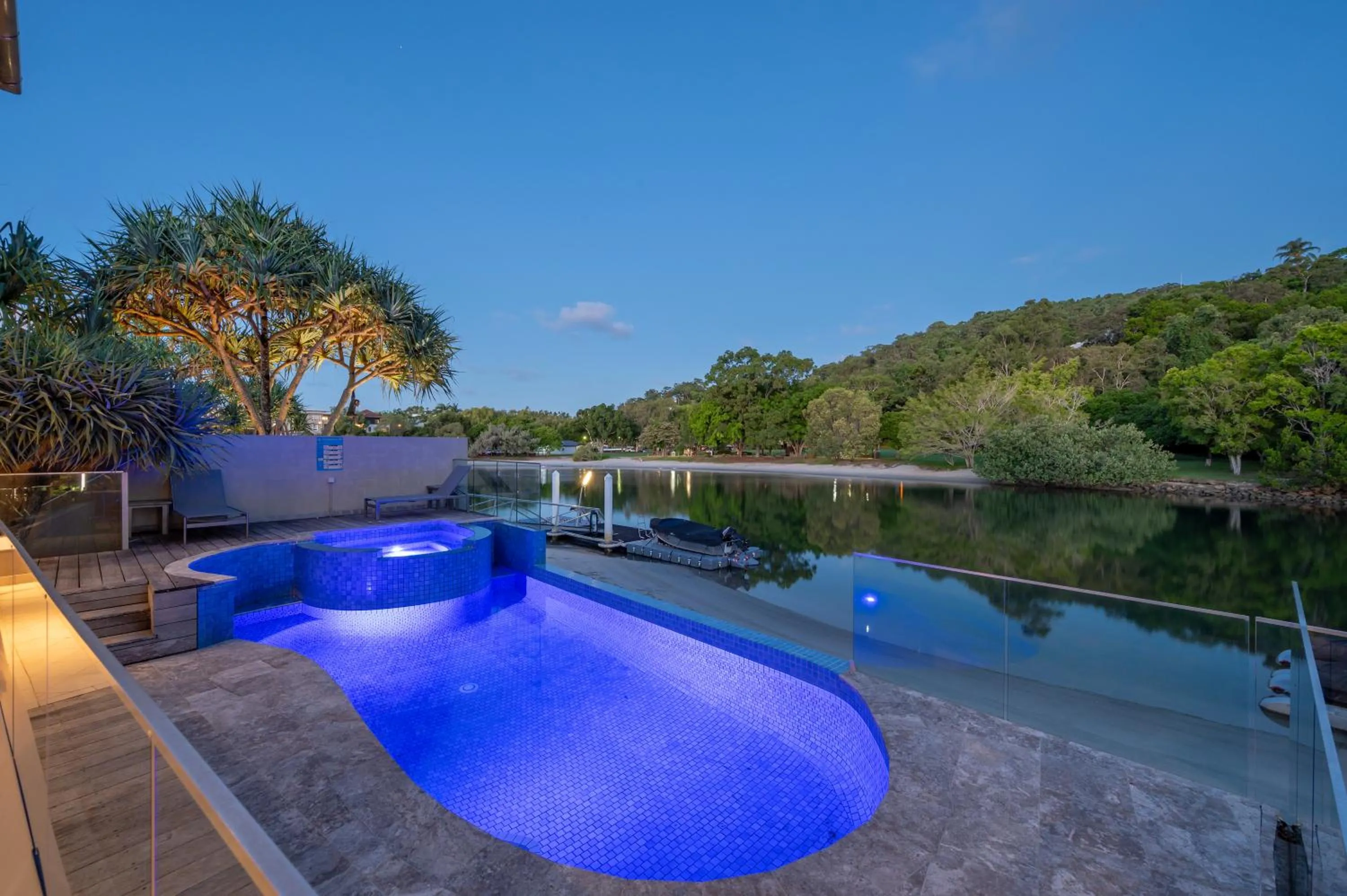 Pool view in 31 Witta Circle, Noosa Heads