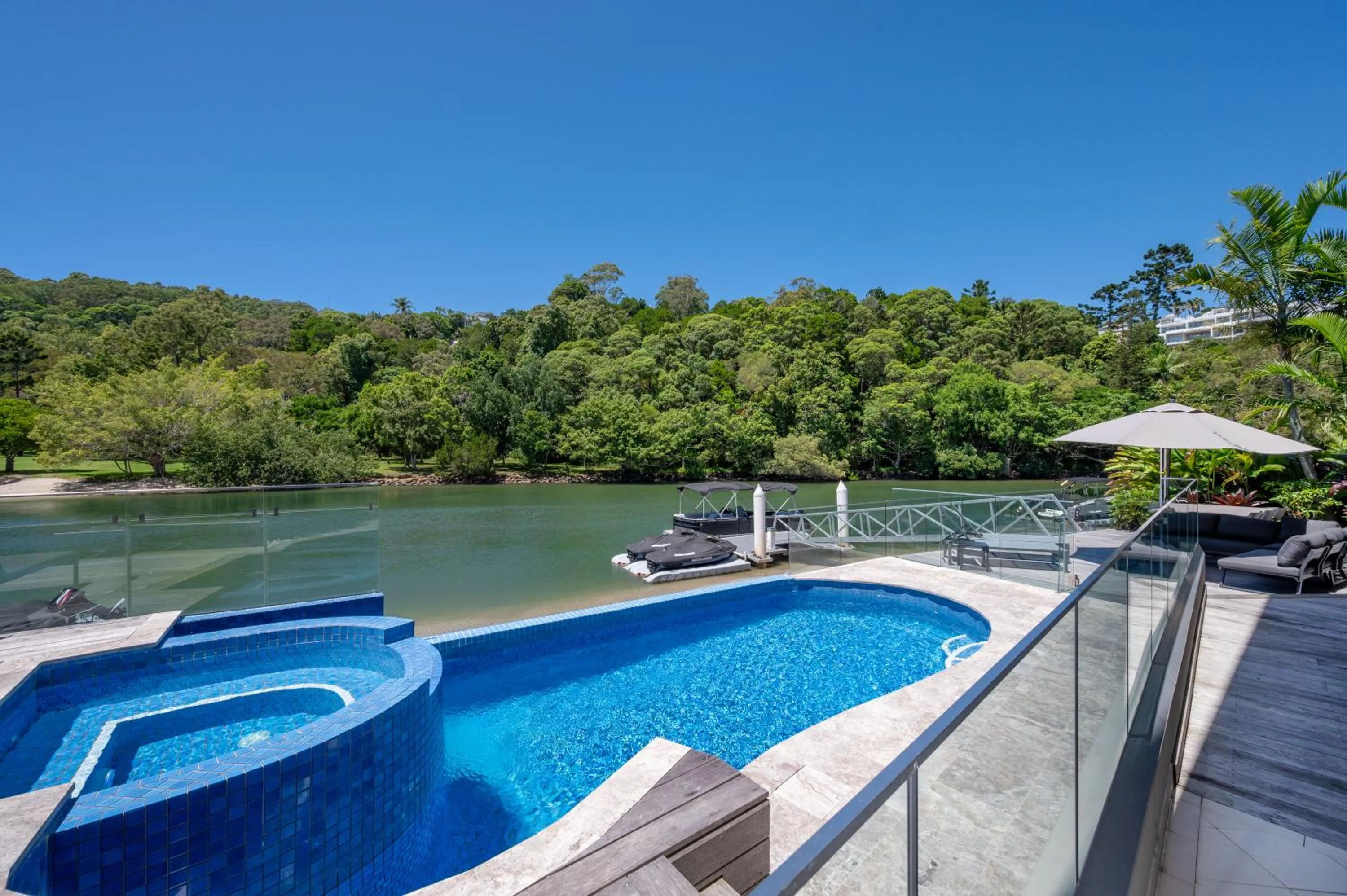 Pool view in 31 Witta Circle, Noosa Heads
