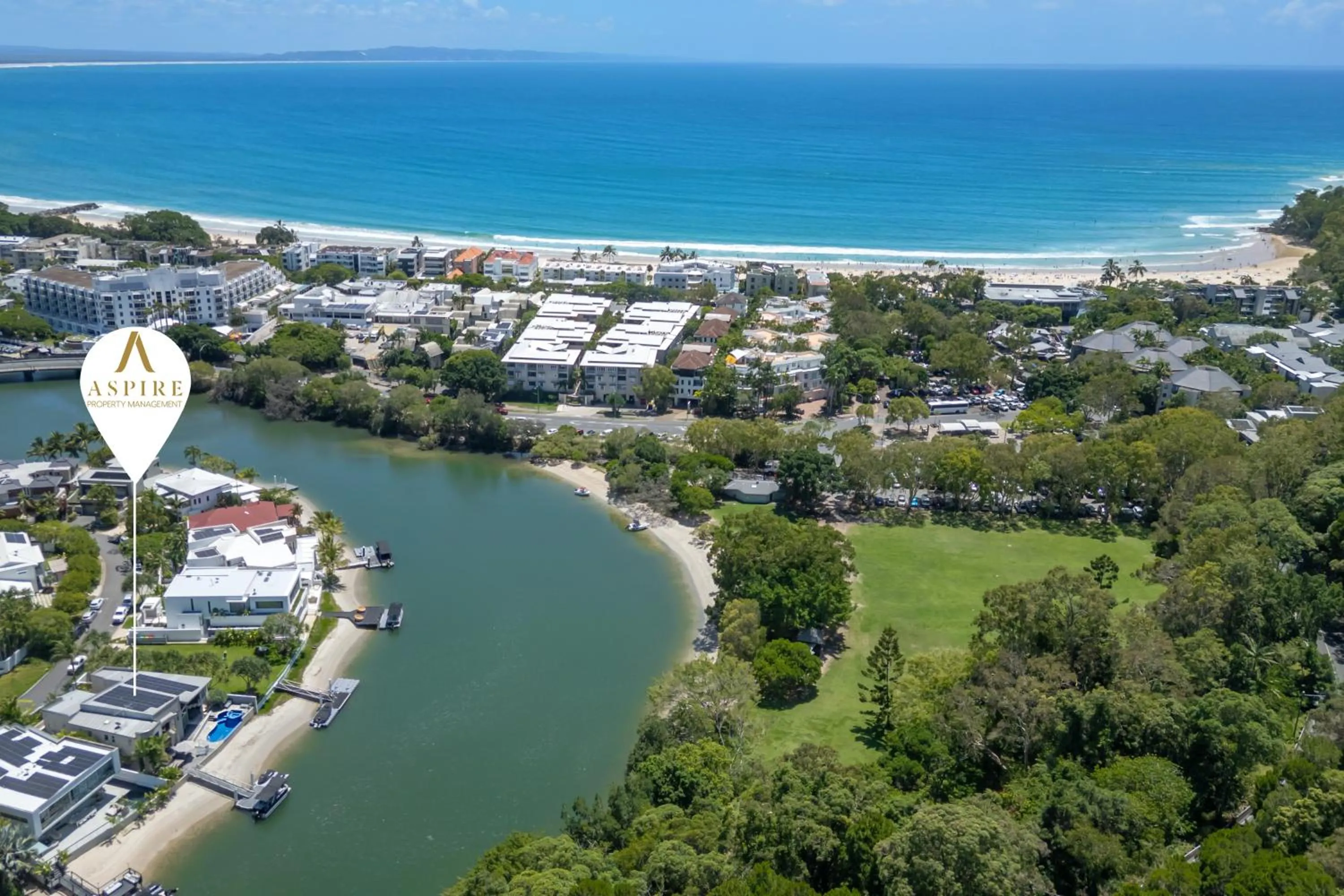 Bird's eye view in 31 Witta Circle, Noosa Heads
