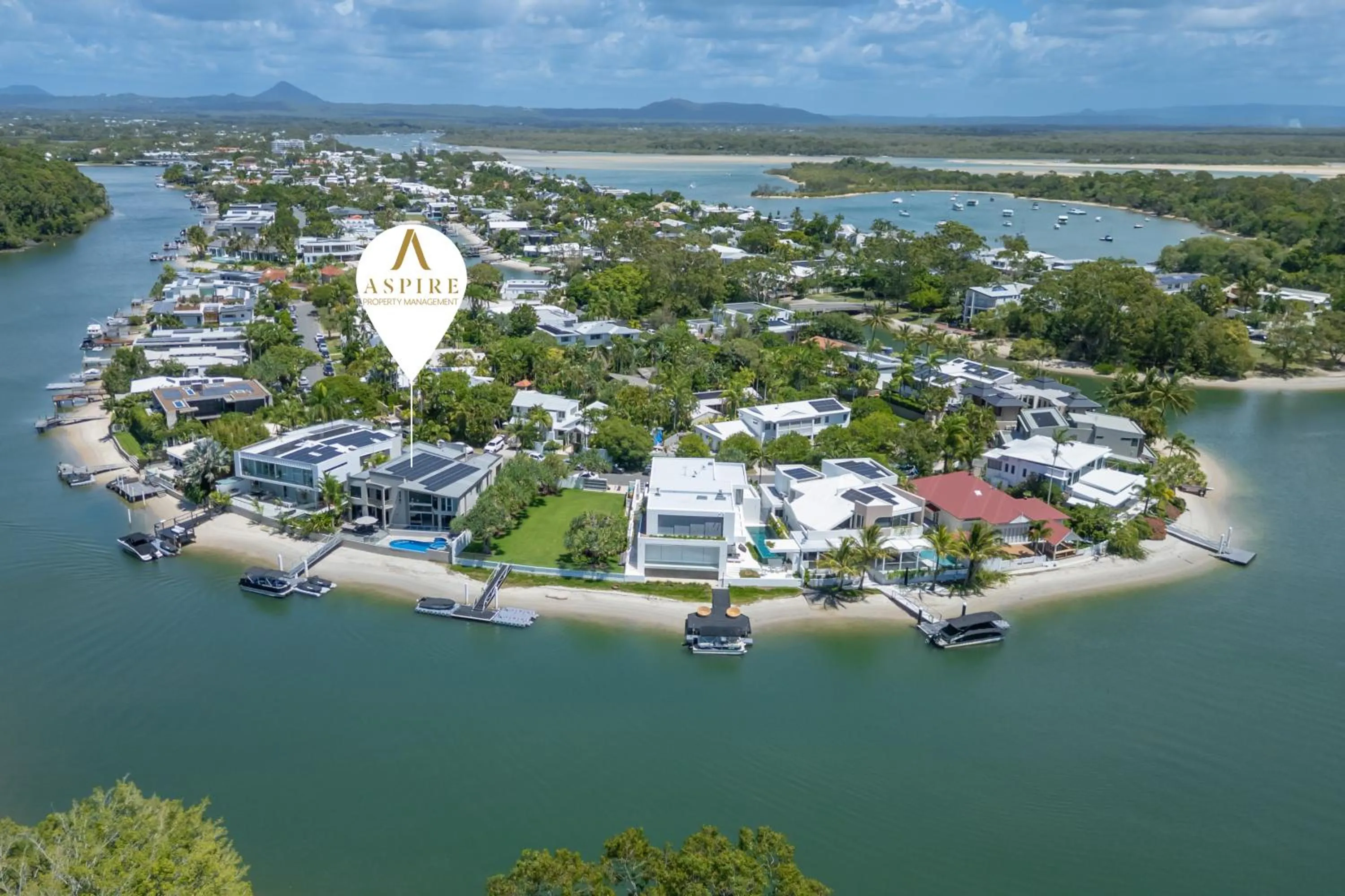 Bird's eye view in 31 Witta Circle, Noosa Heads