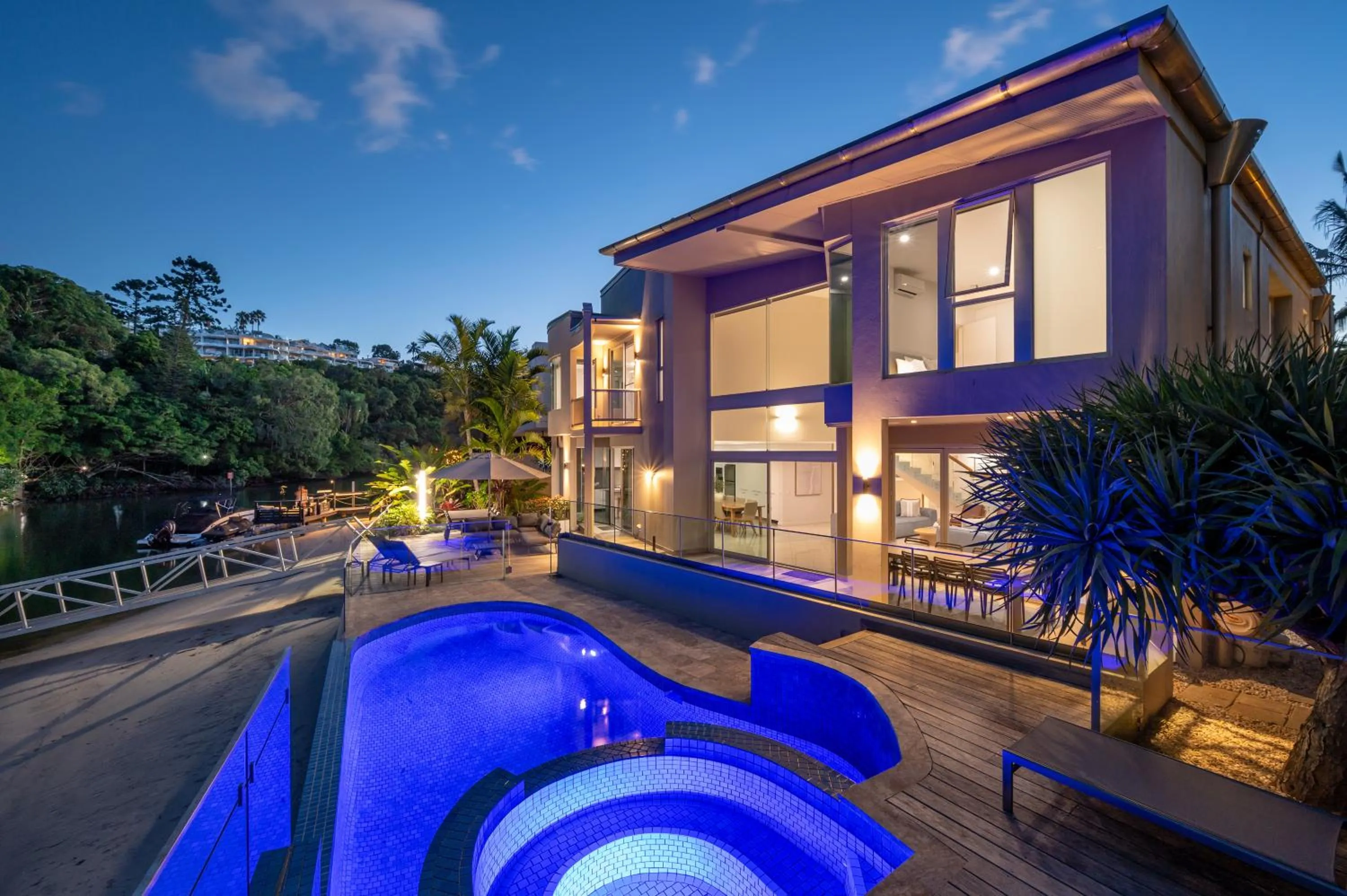 Pool view in 31 Witta Circle, Noosa Heads