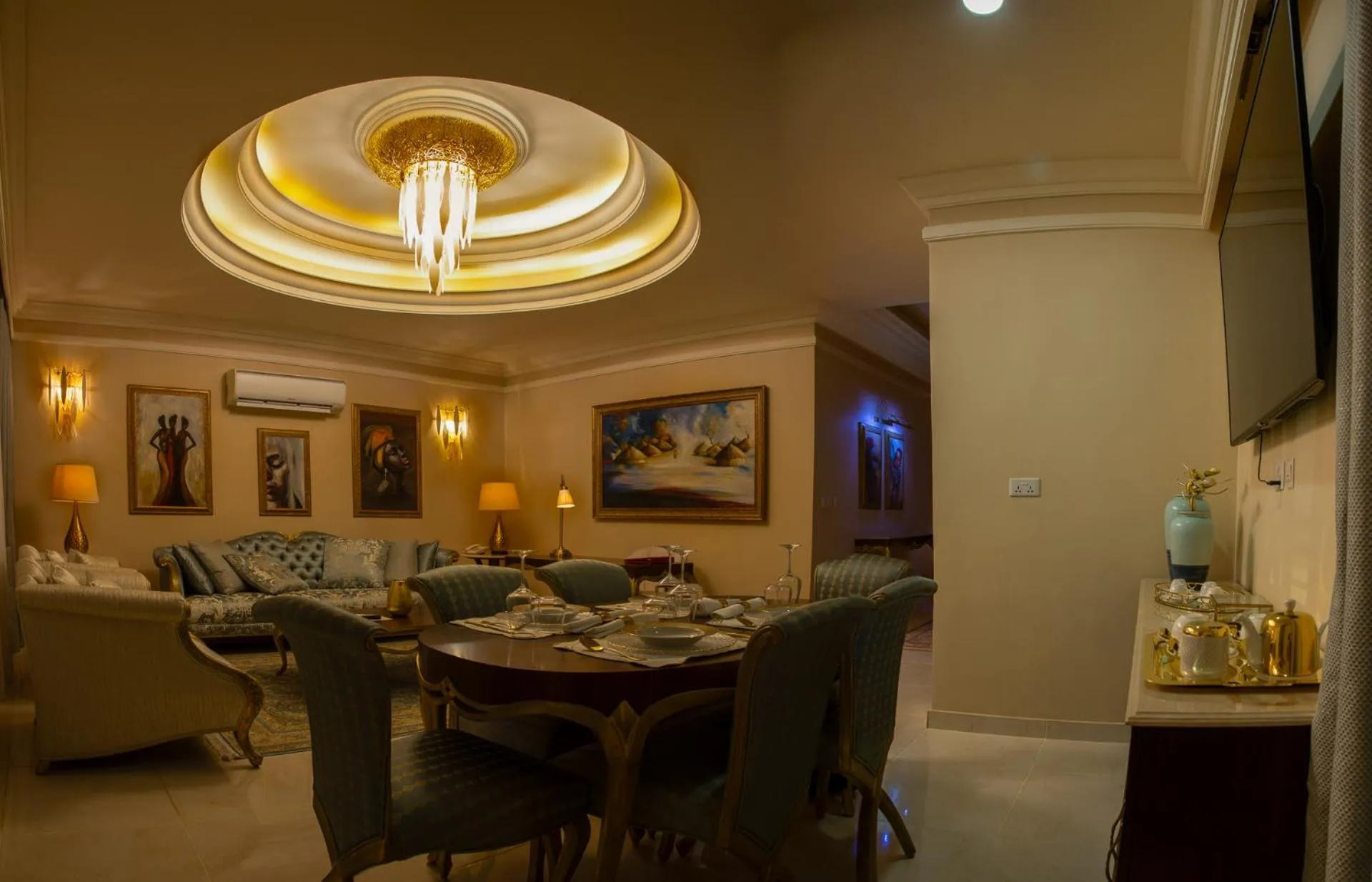 Living room in Home Suites Boutique Hotel Freetown