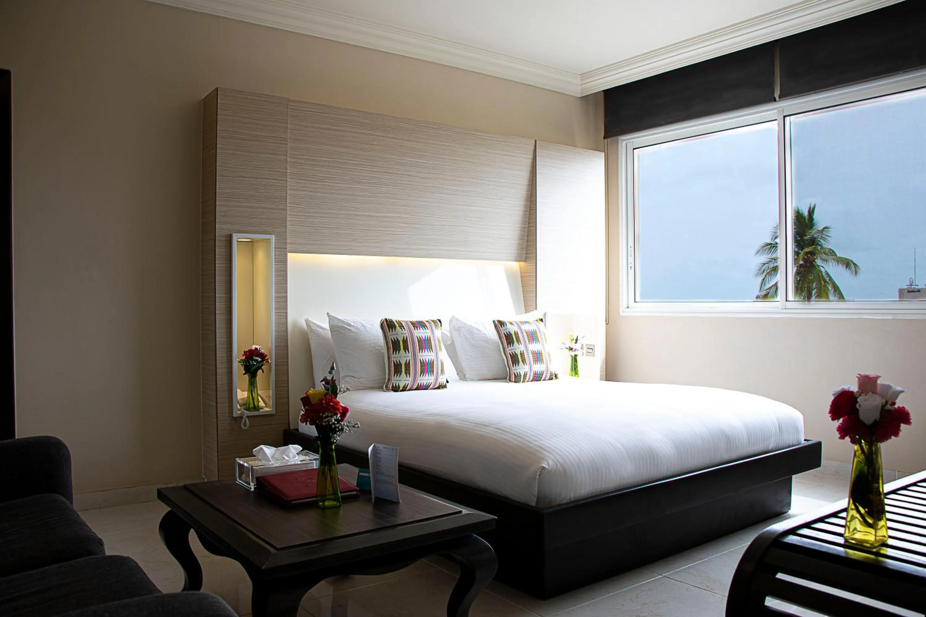 Bedroom, Bed in Home Suites Boutique Hotel Freetown