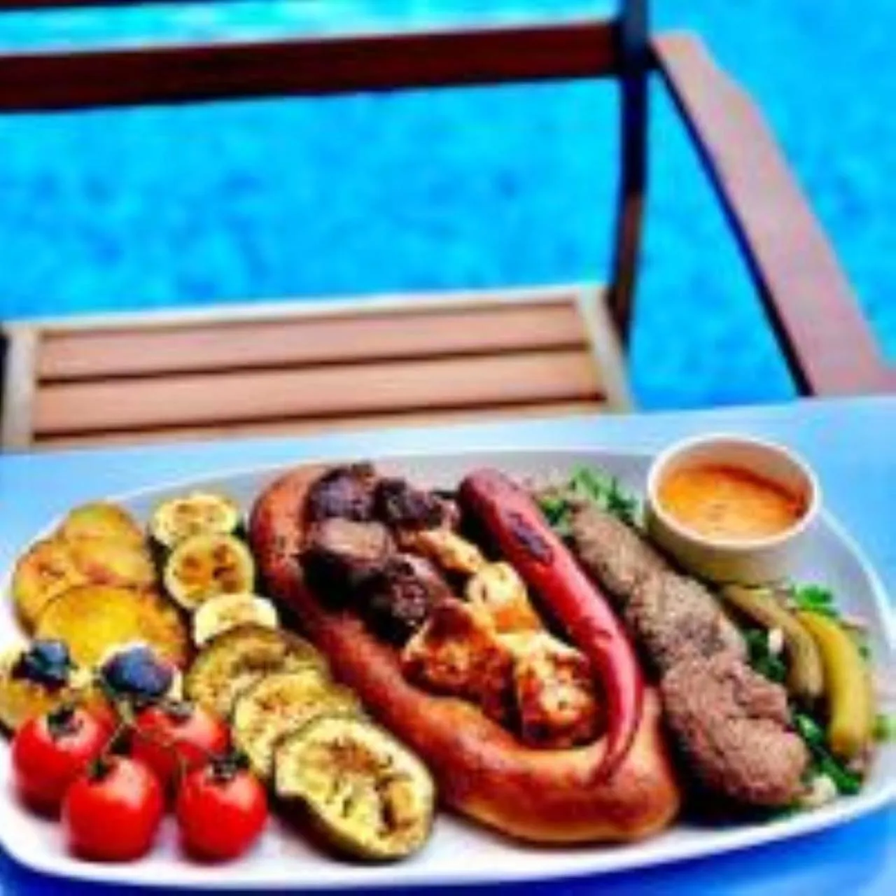 Swimming pool in Home Suites Boutique Hotel Freetown