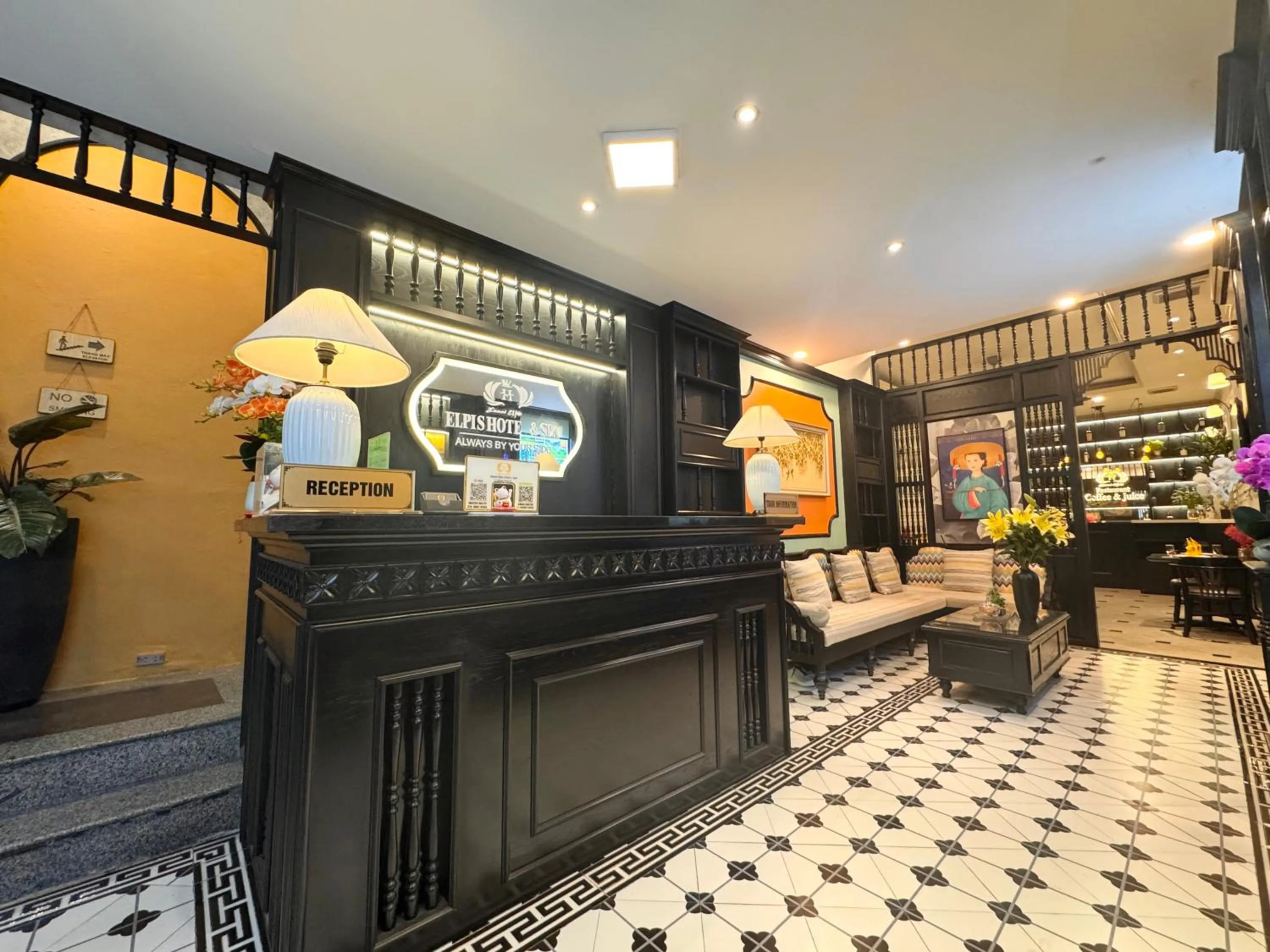 Lobby or reception in Hanoi Elpis Hotel & Spa