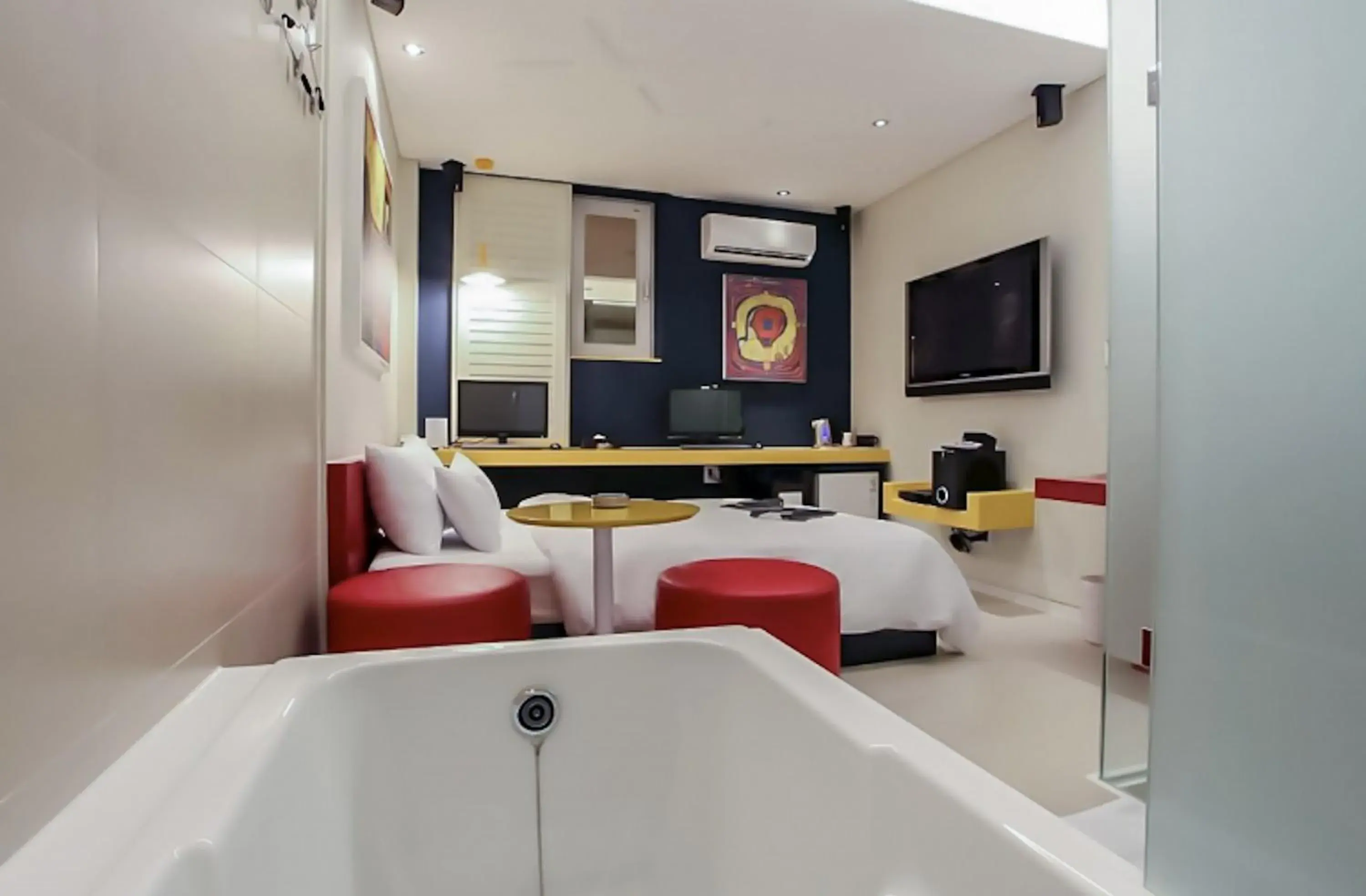 Bed in Nine Star Hotel Bed in Nine Star Hotel