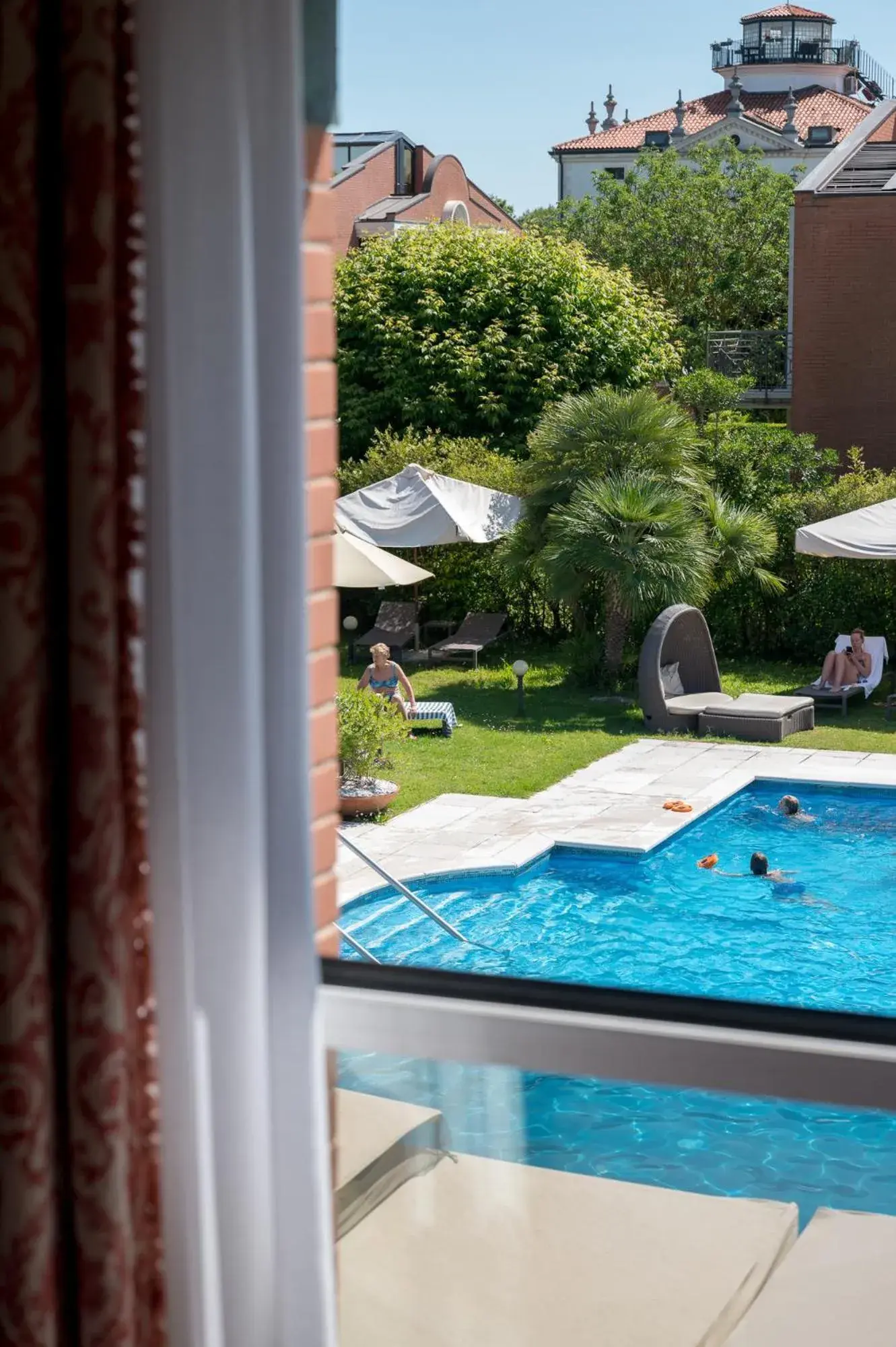 Pool view in DB Villas Le Ville del Lido Resort Pool view in DB Villas Le Ville del Lido Resort