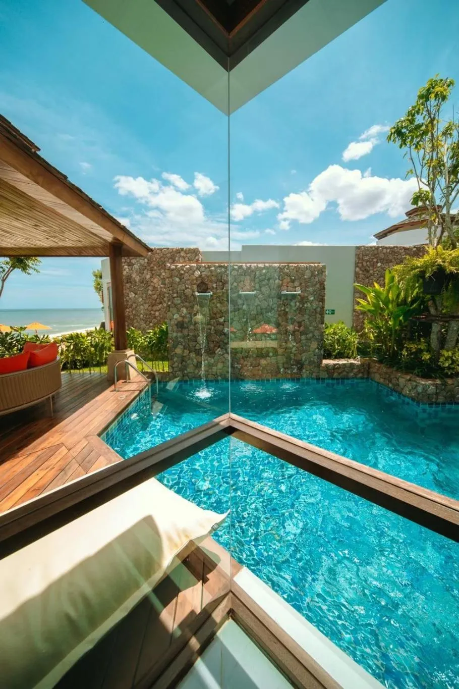 Pool view in Yotaka Khanom