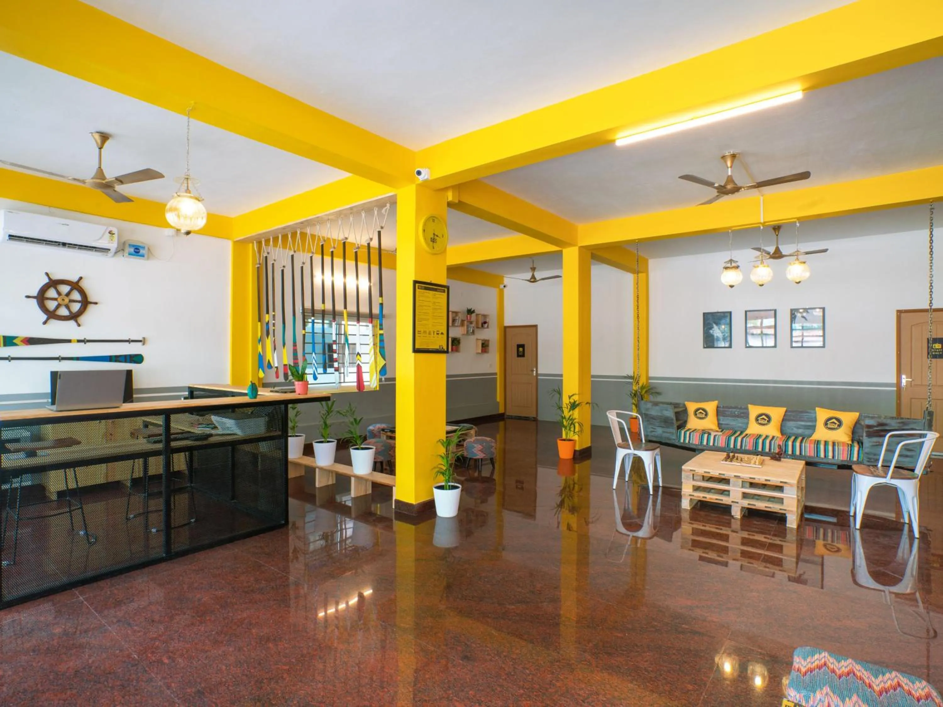 Living room in The Hosteller Fort Kochi
