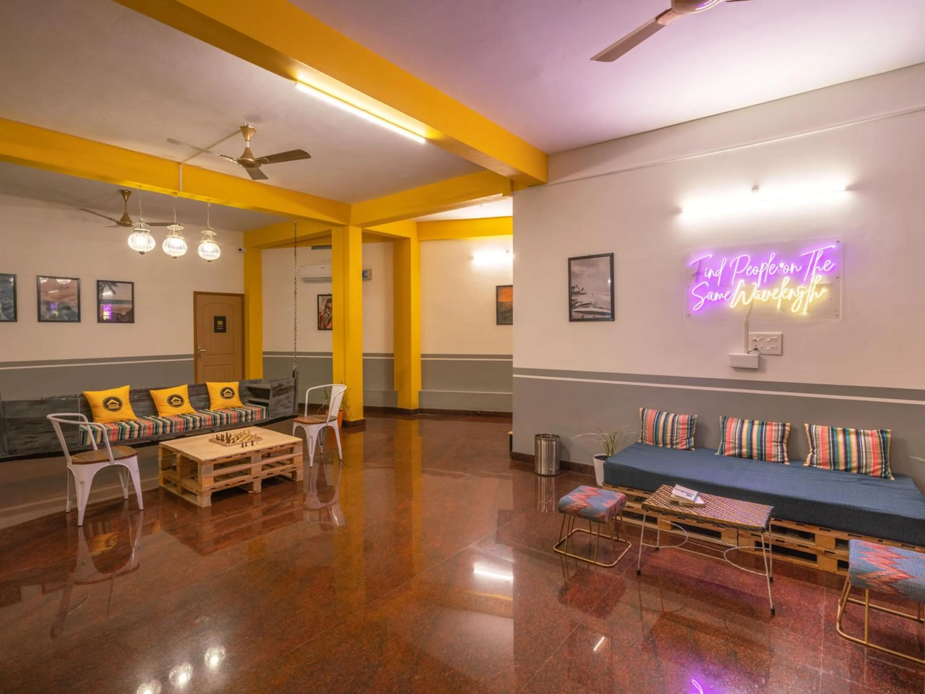 Living room in The Hosteller Fort Kochi