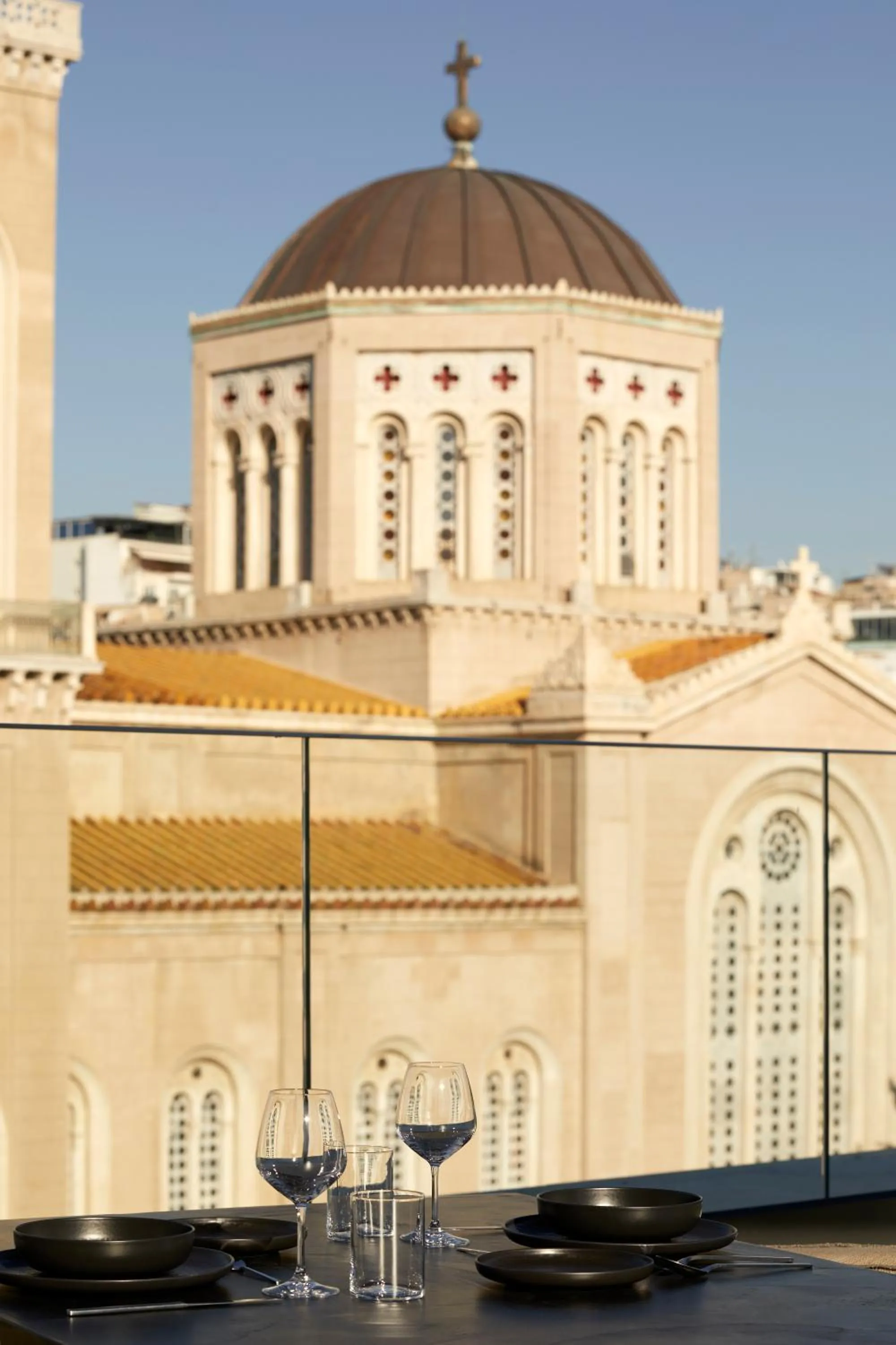 Landmark view in Athens Woo Suites