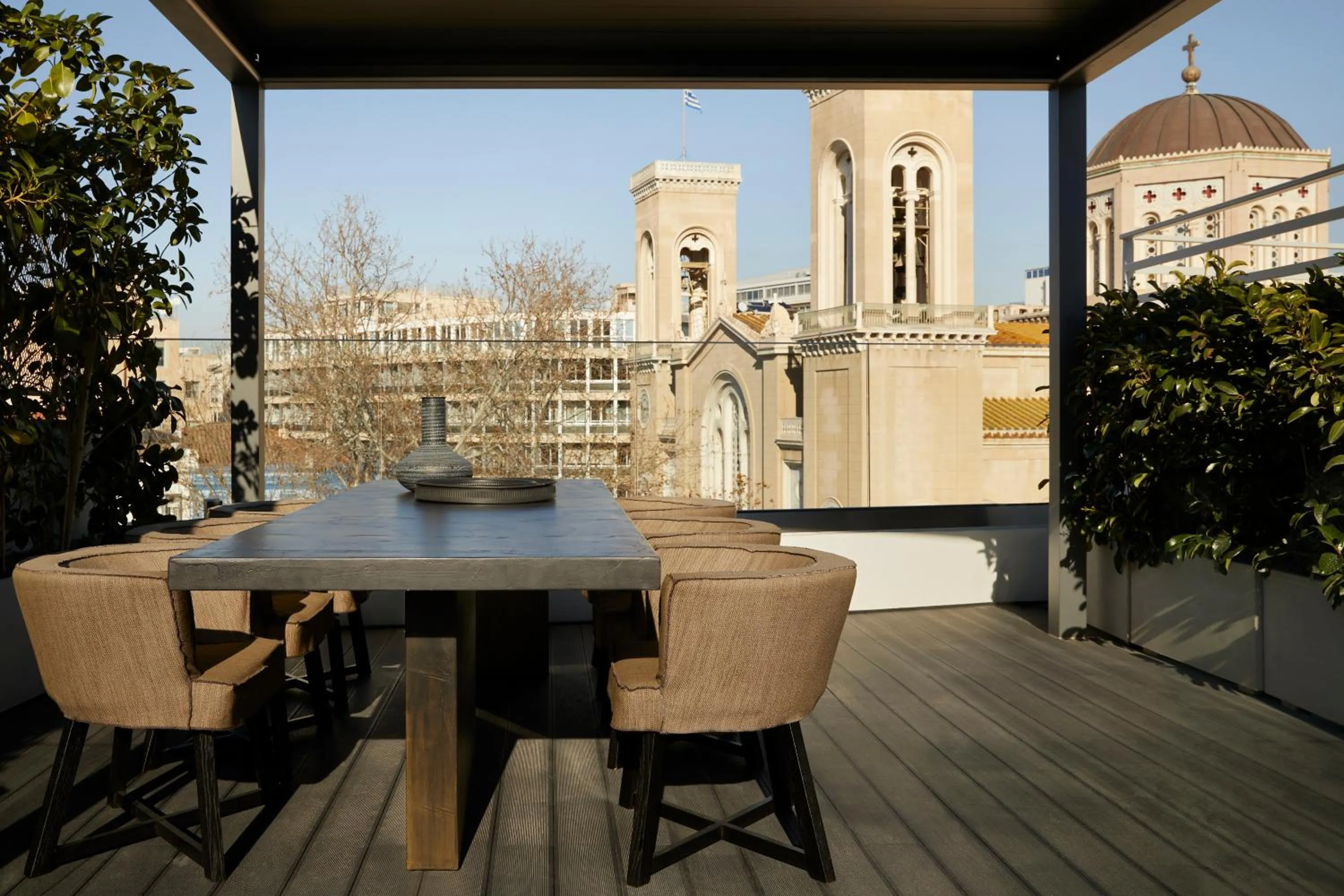 Landmark view in Athens Woo Suites