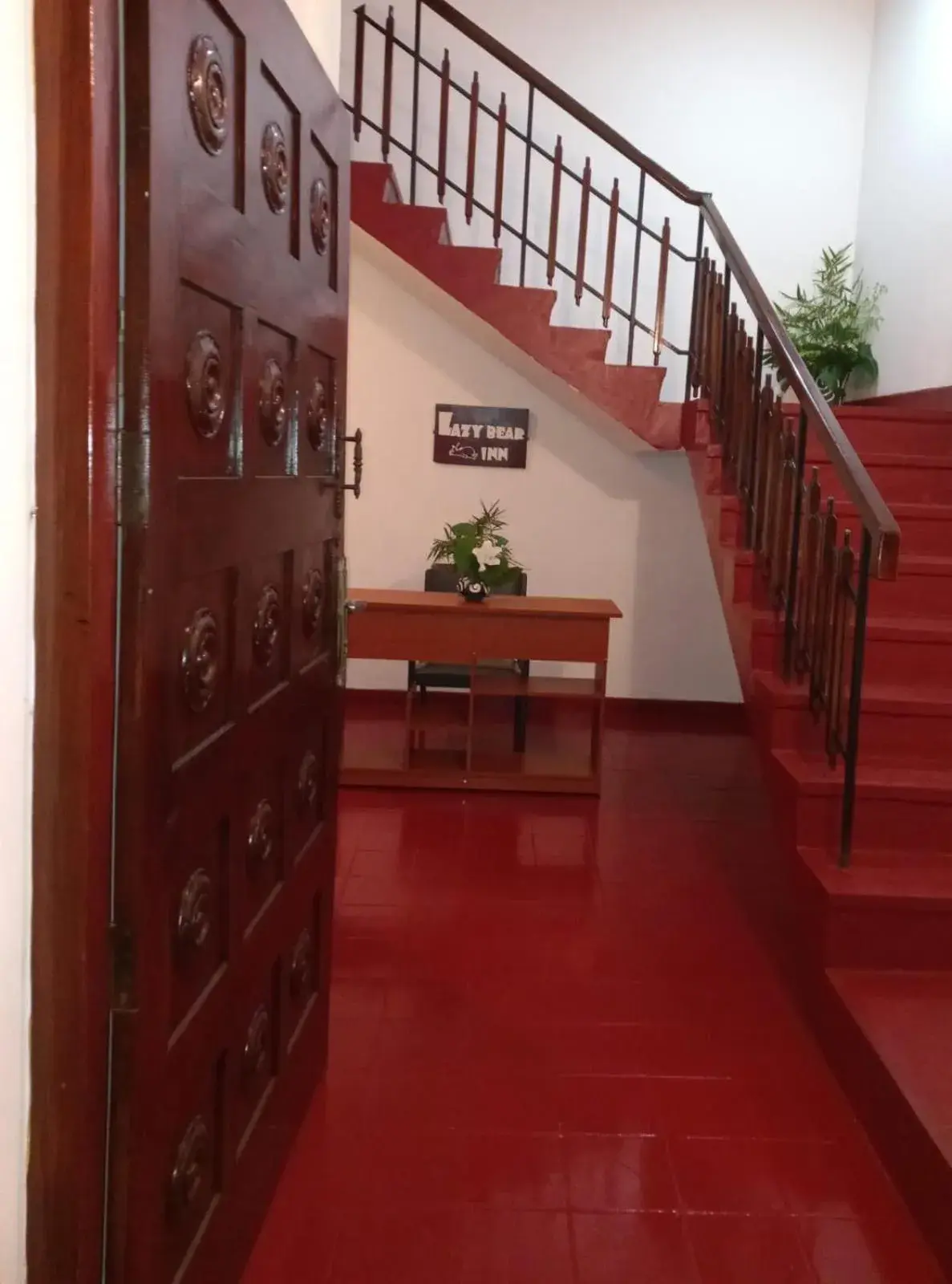 Facade/entrance in Lazy Bear Best Hostel in Kandy Facade/entrance in Lazy Bear Best Hostel in Kandy