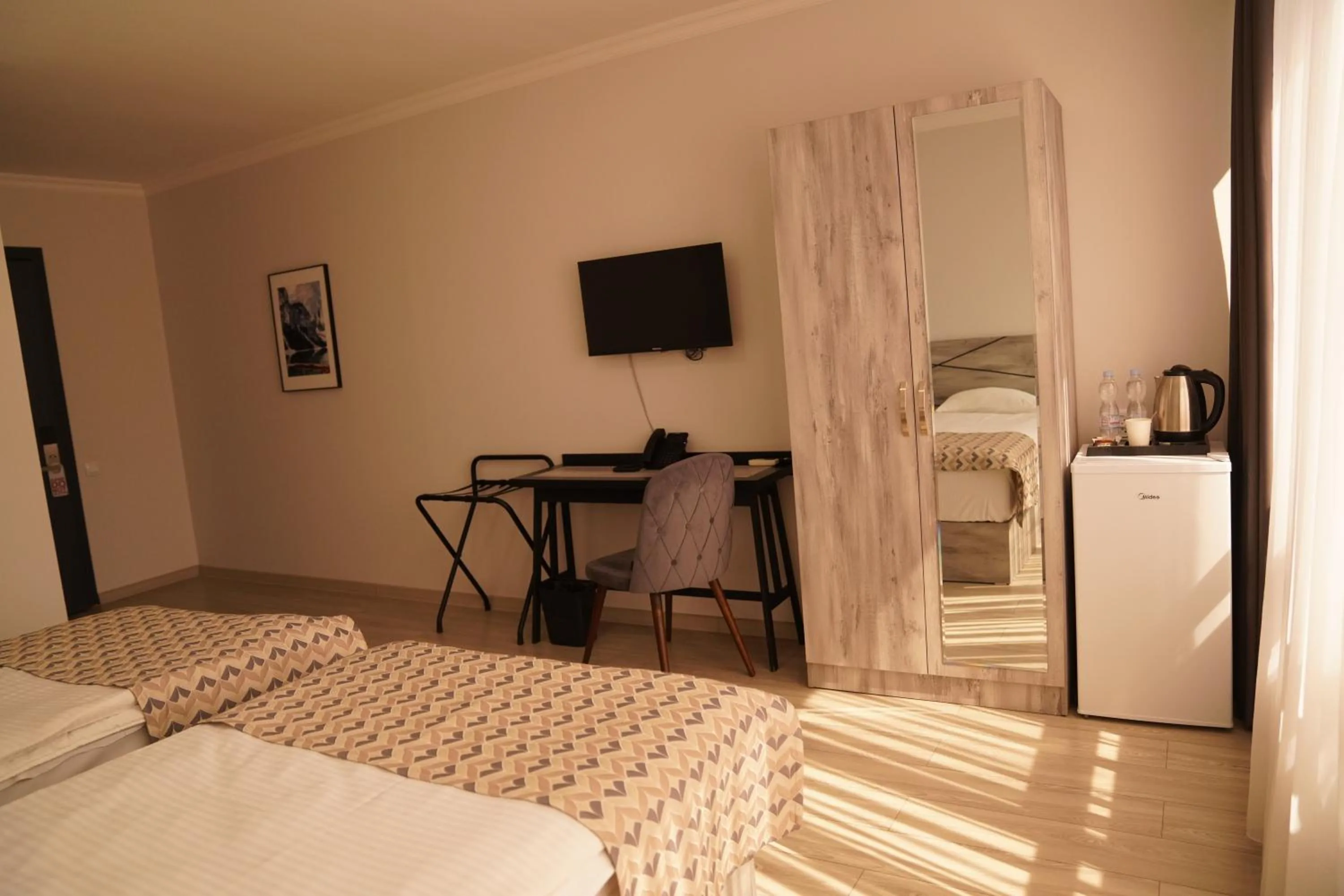 Bed in Aventus Hotel