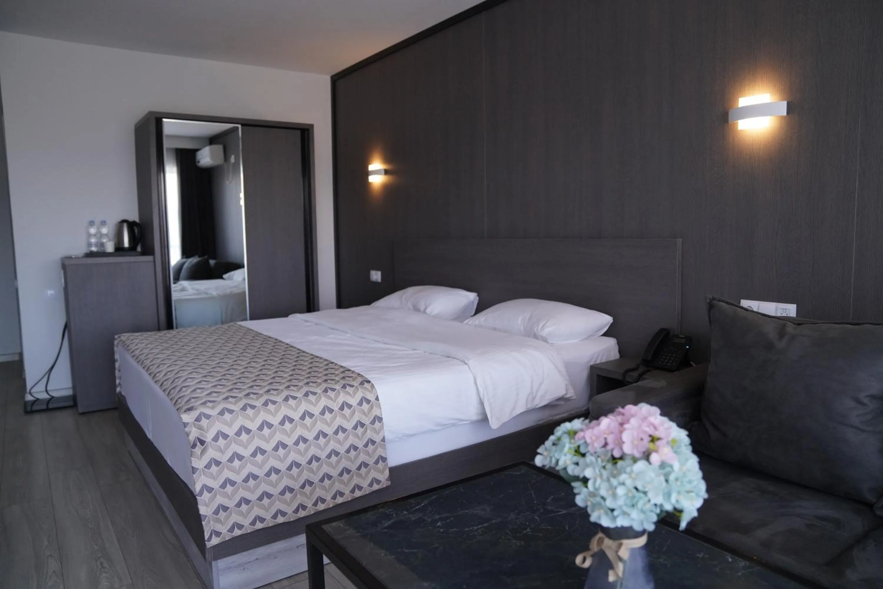Bed in Aventus Hotel
