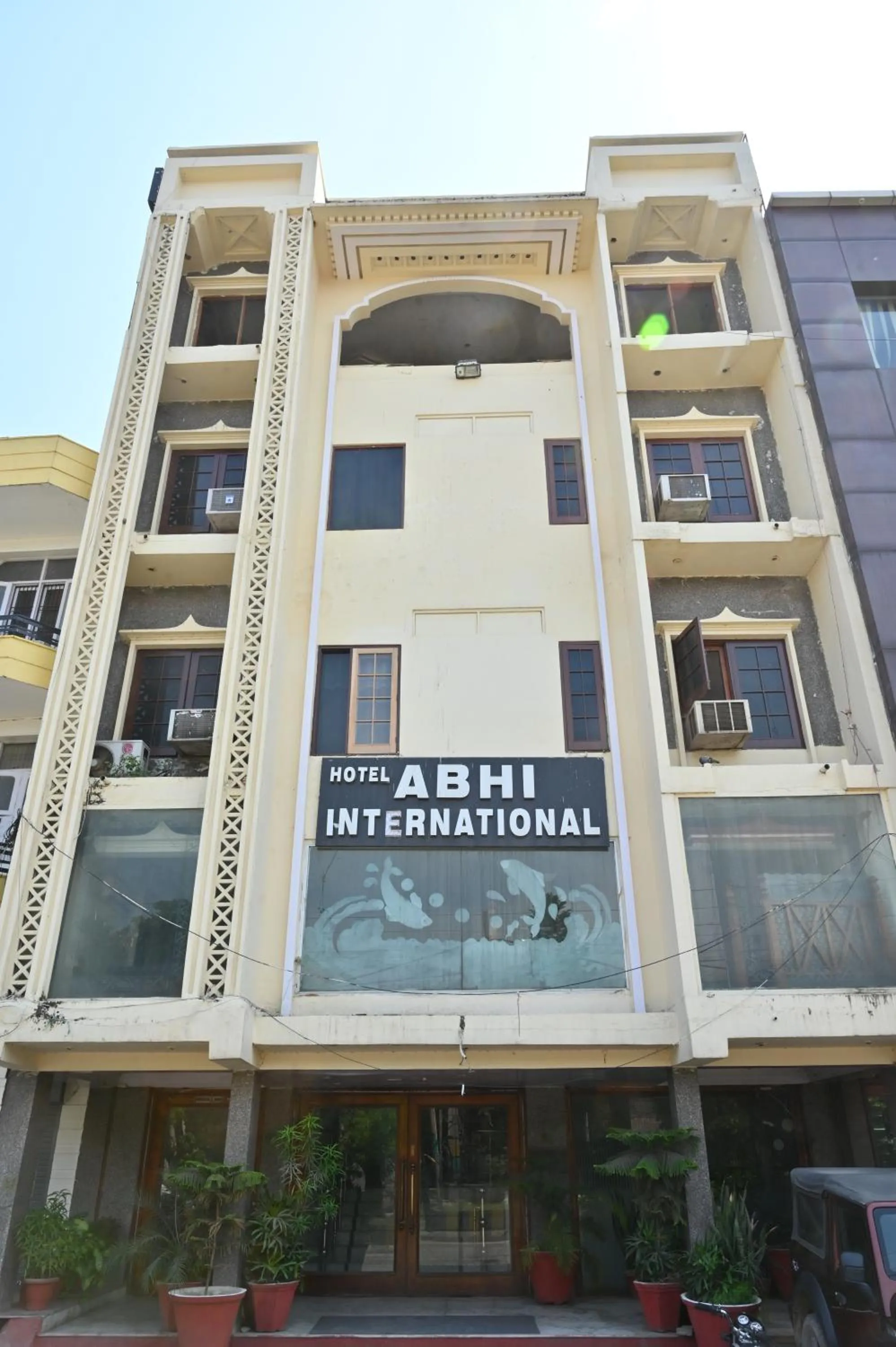 Property building in Hotel Abhi international