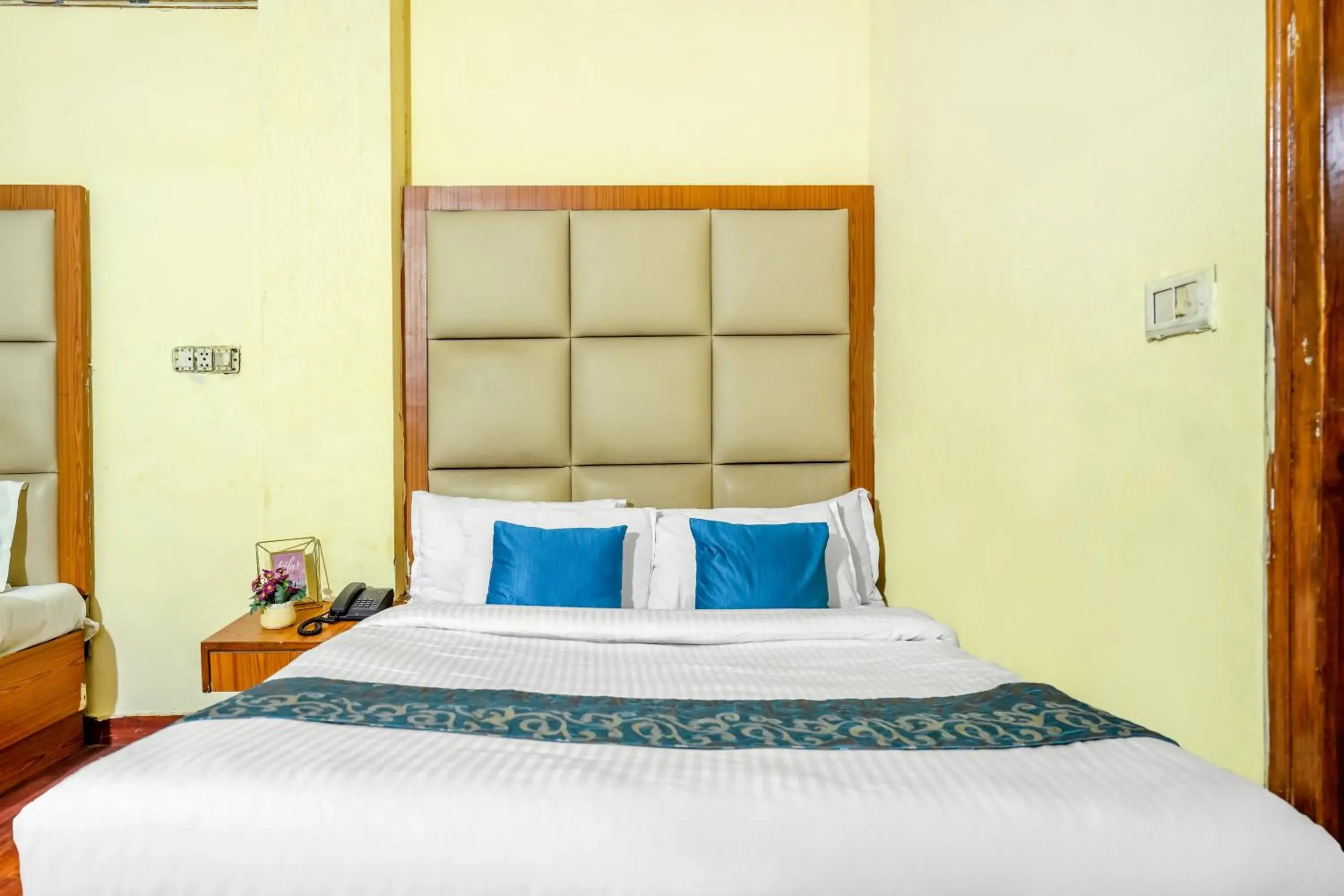 Bed in Hotel Abhi international Bed in Hotel Abhi international