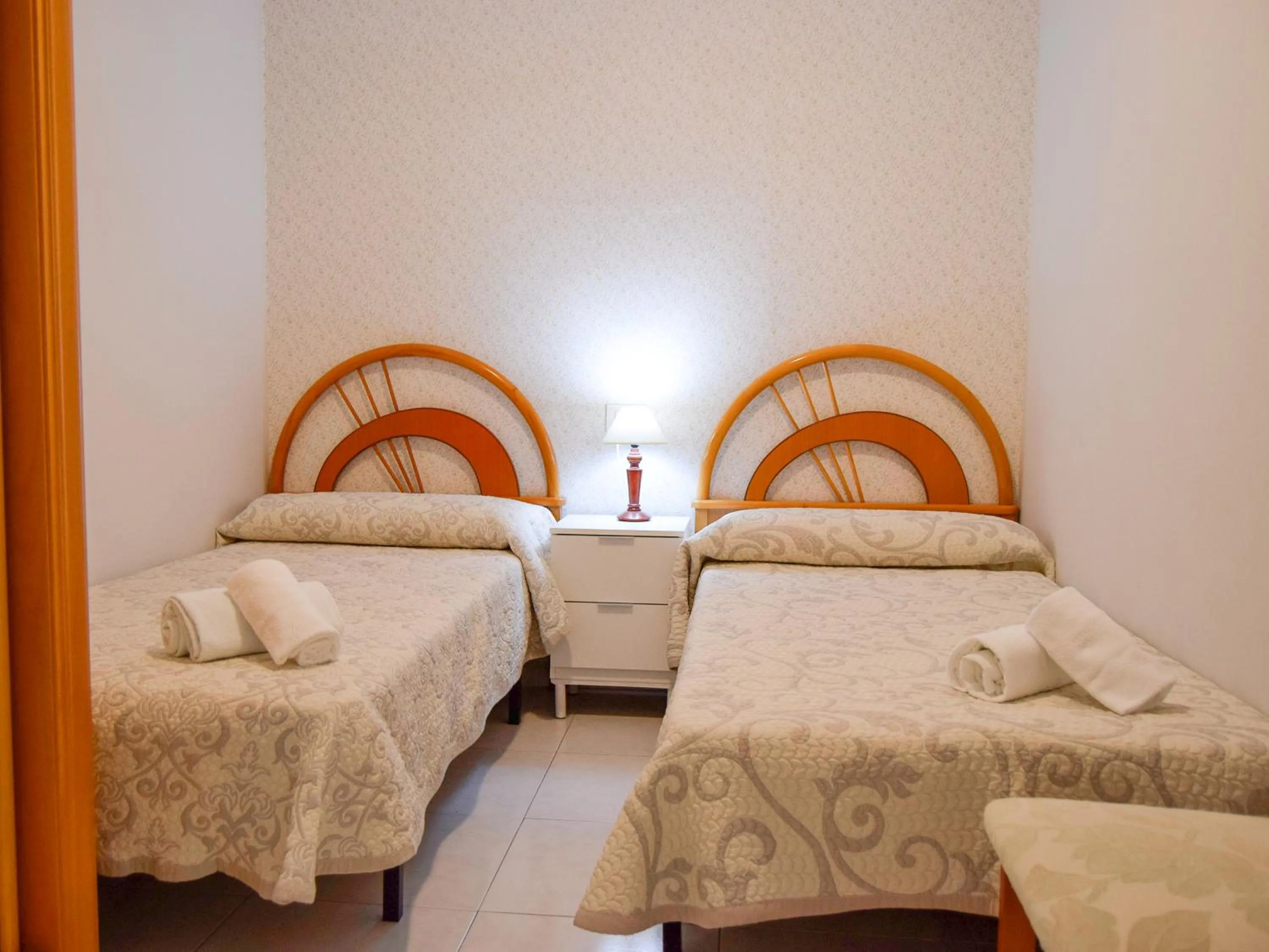 Bedroom, Bed in Apartamentos Portonovo 3000
