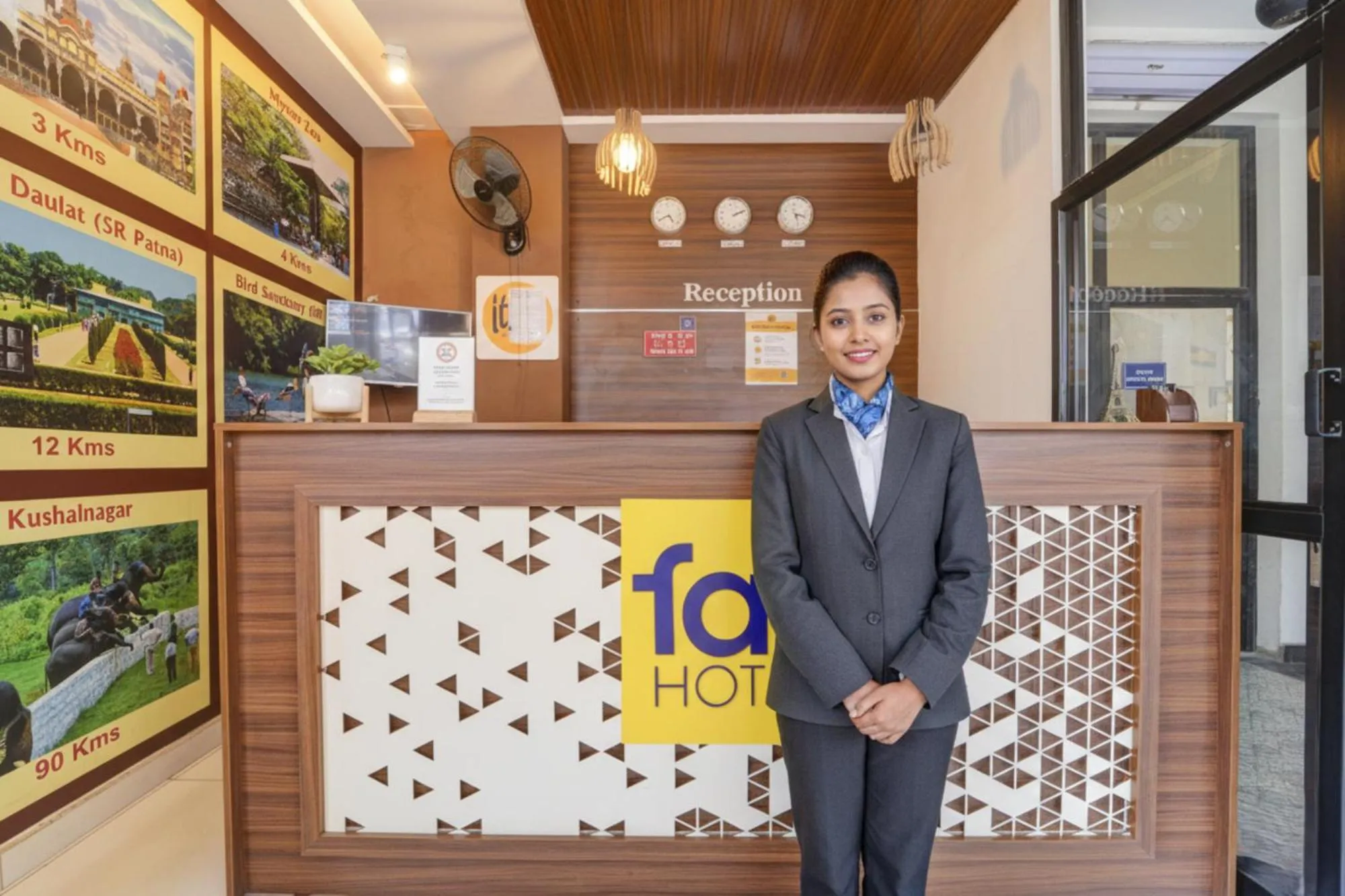 Lobby or reception in FabHotel NRM Residency