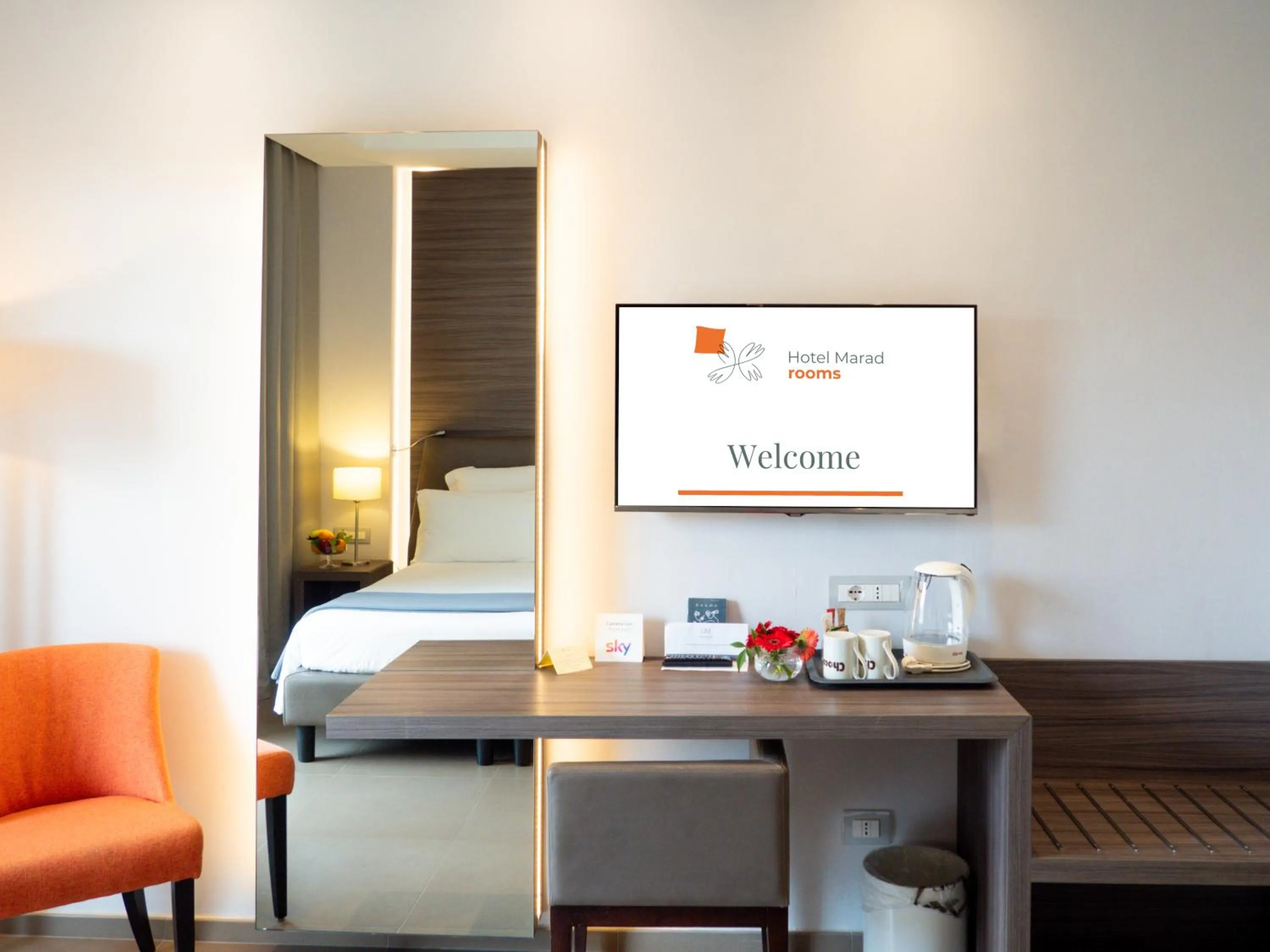 TV and multimedia, Bed in Hotel Marad