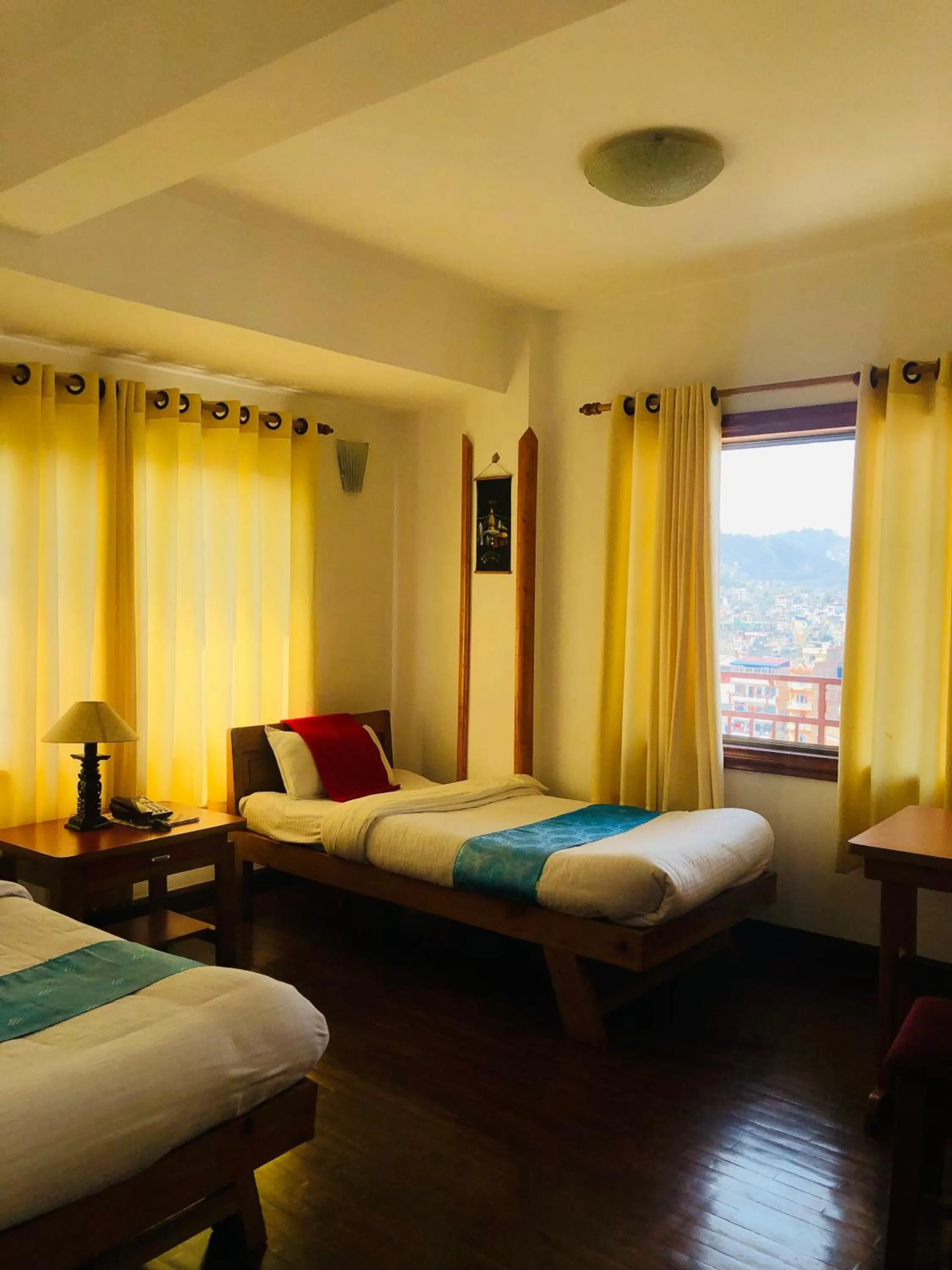 Bed in Kathmandu View Hotel