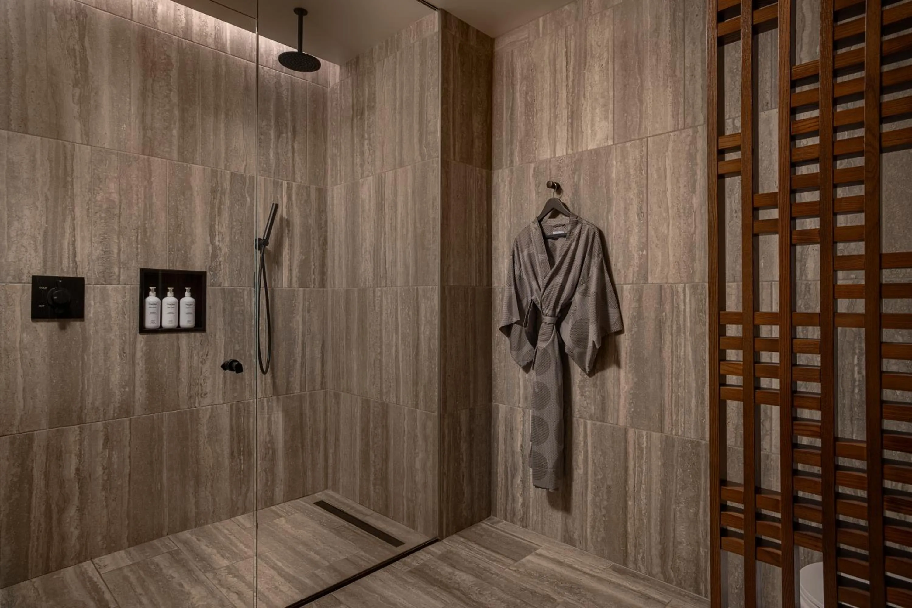 Shower in Nobu Hotel Atlanta