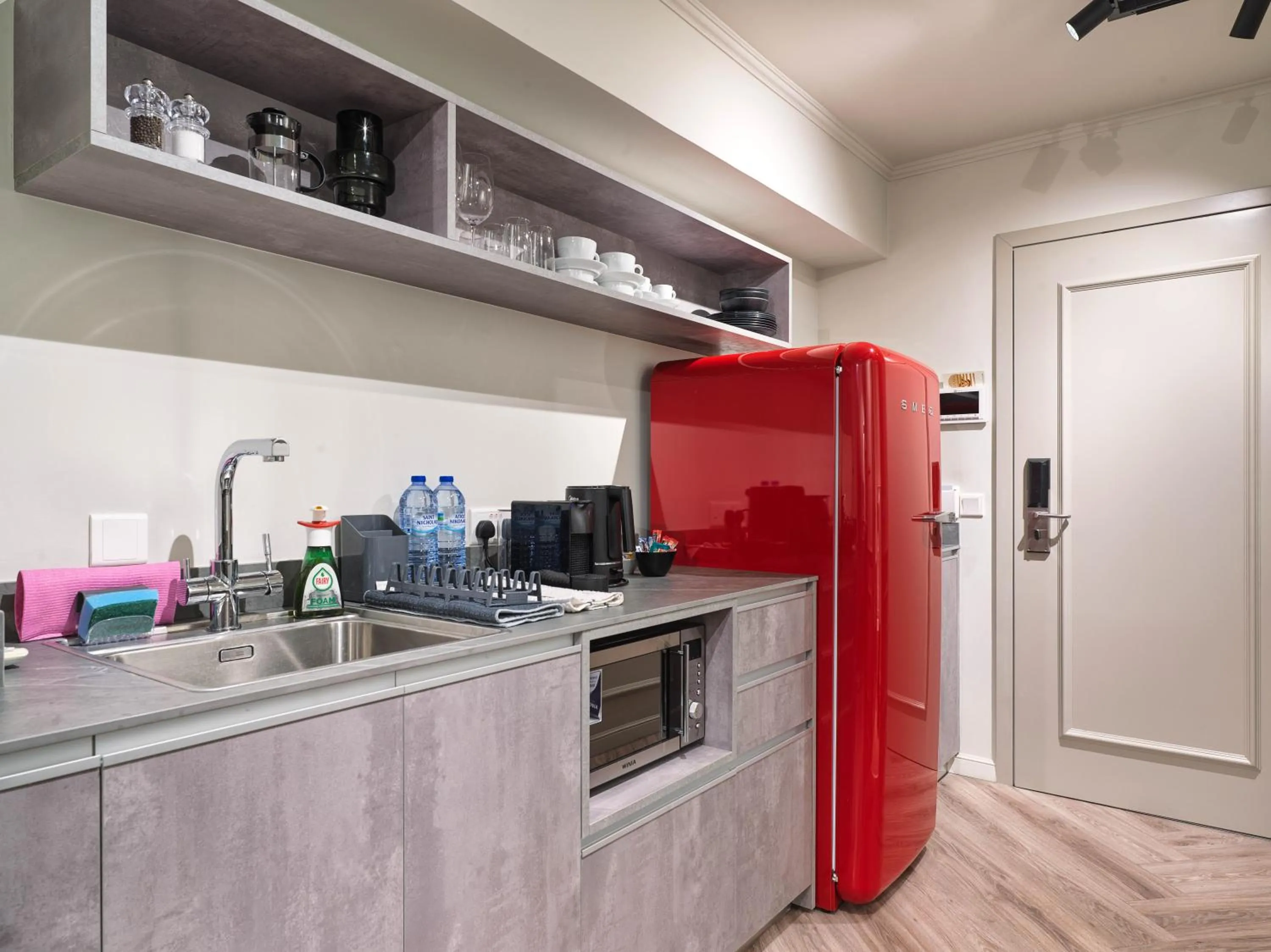 Kitchen or kitchenette in LIV The City Suites ADULTS ONLY