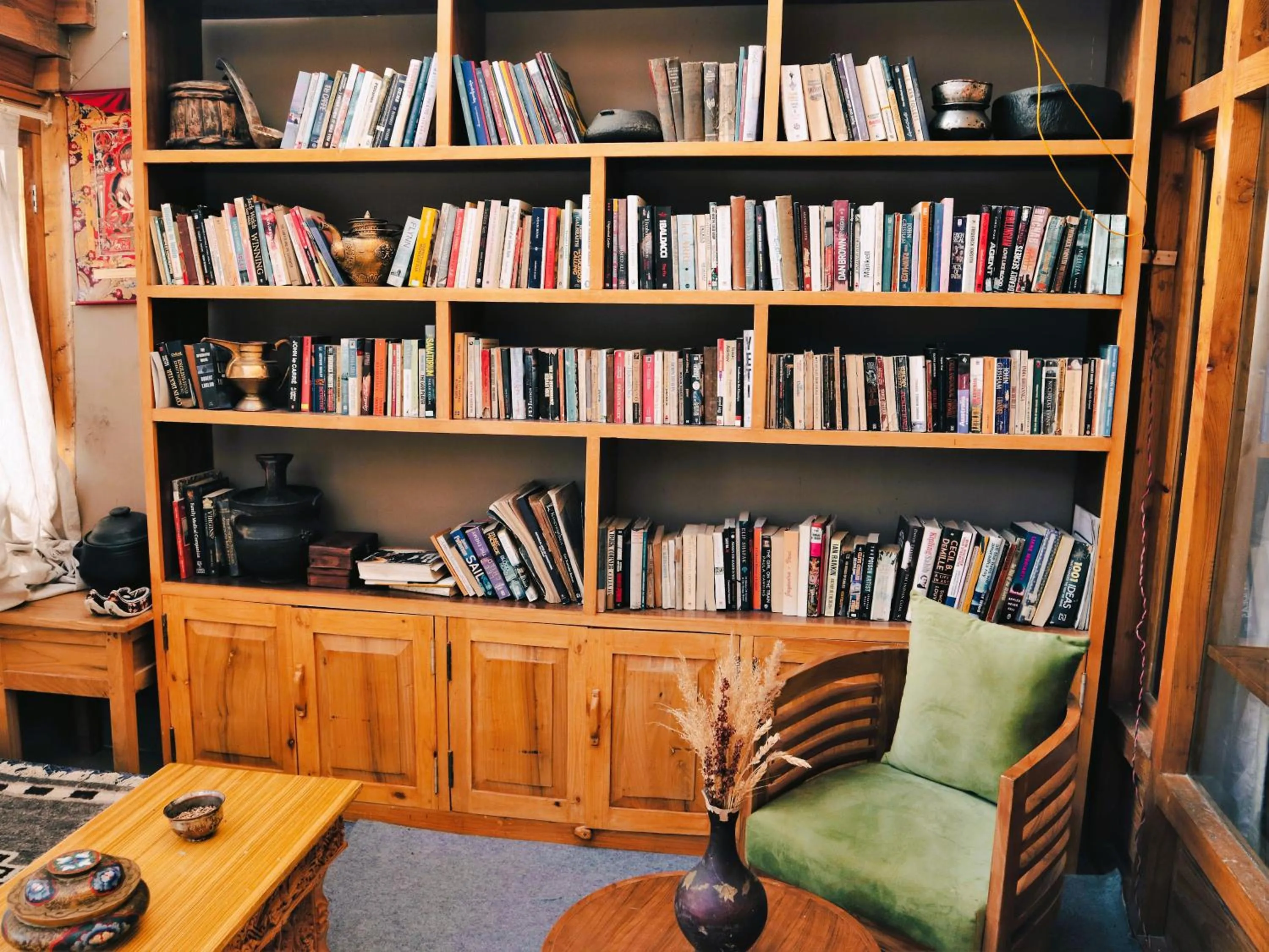 Library in Dakpa House Ladakh