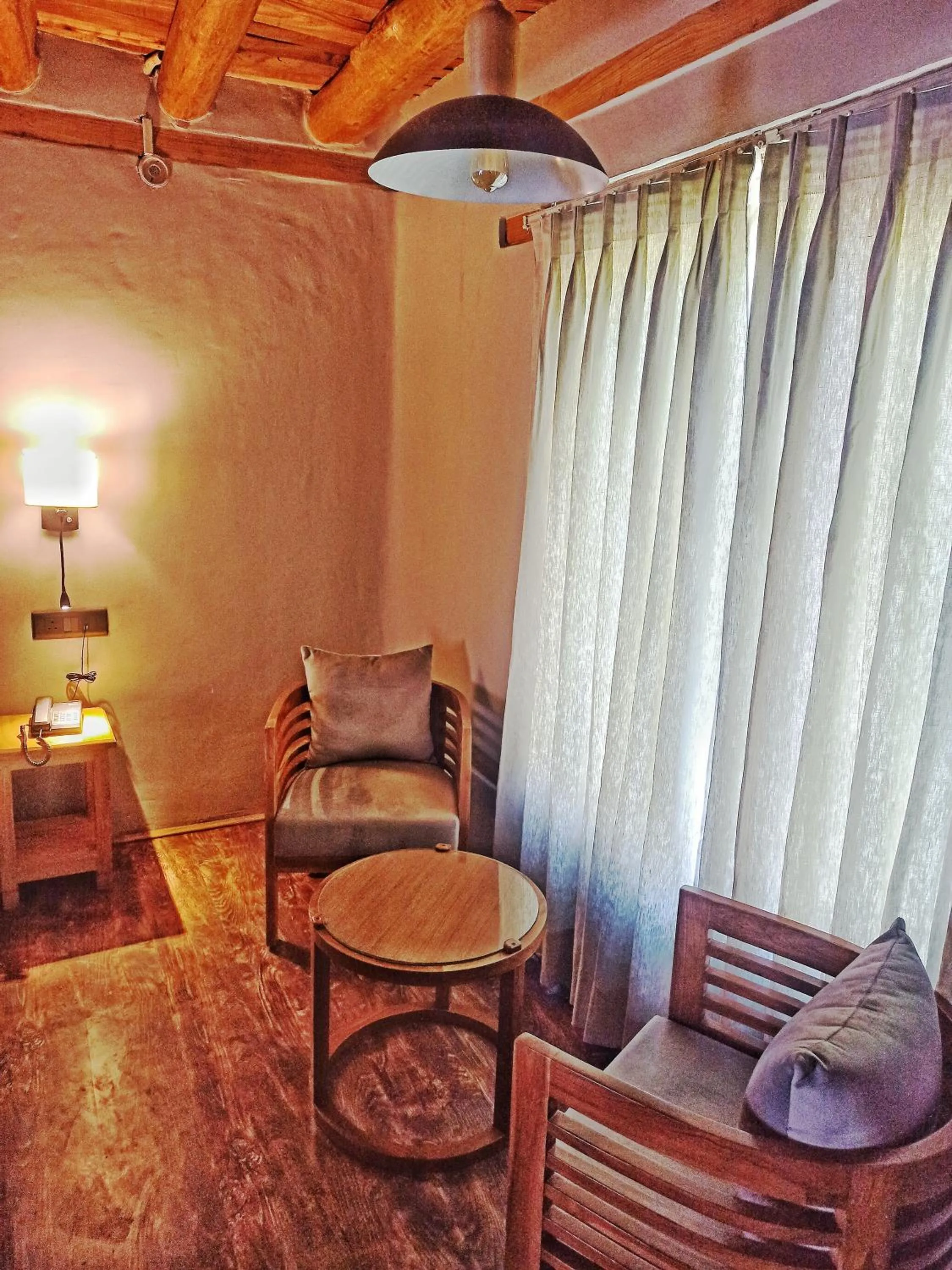 Living room in Dakpa House Ladakh