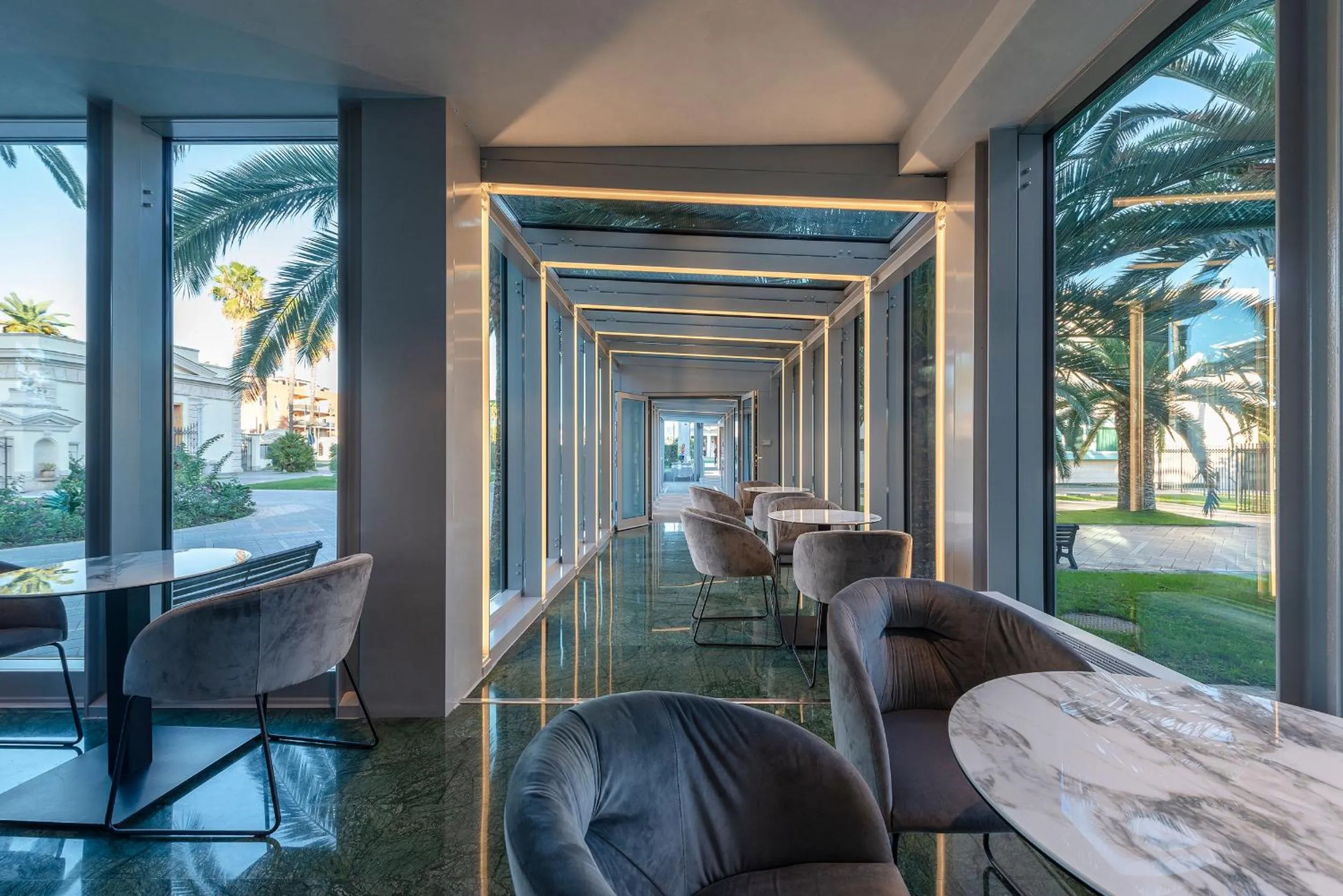 Lobby or reception in Victoria Terme Hotel