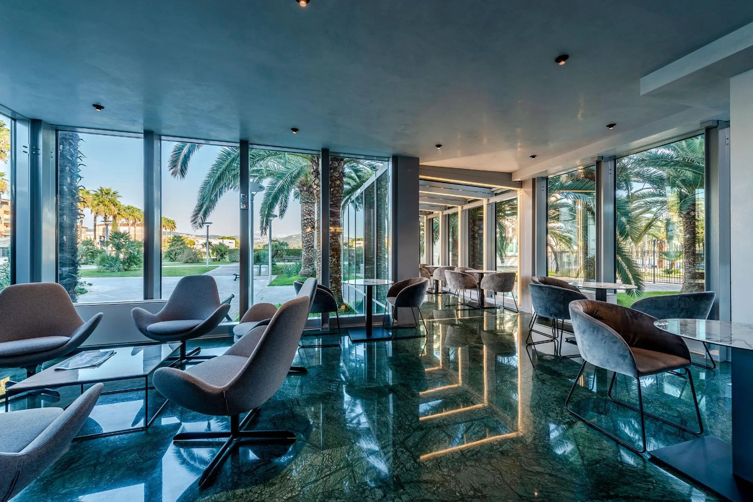 Lobby or reception in Victoria Terme Hotel