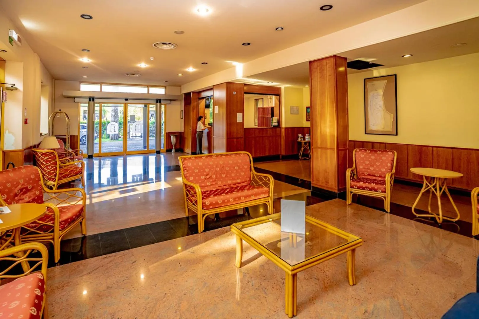Lobby or reception in Hotel Tivoli