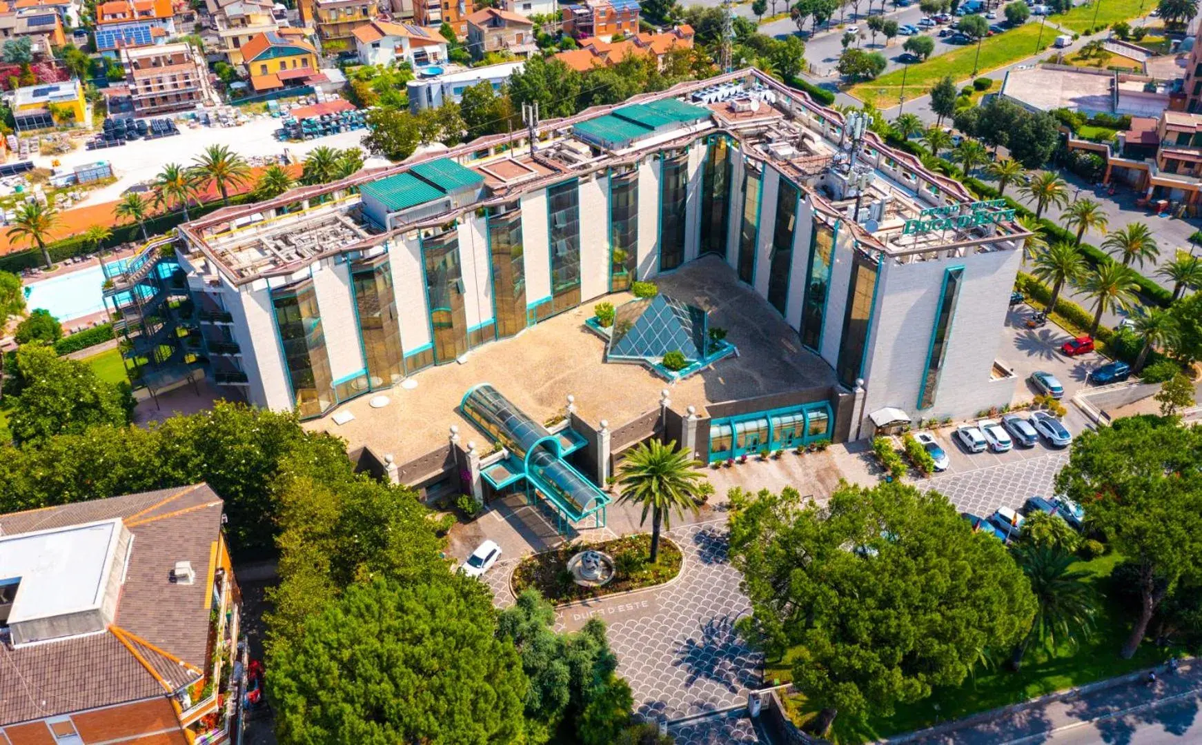 Bird's eye view in Grand Hotel Duca D'Este Bird's eye view in Grand Hotel Duca D'Este