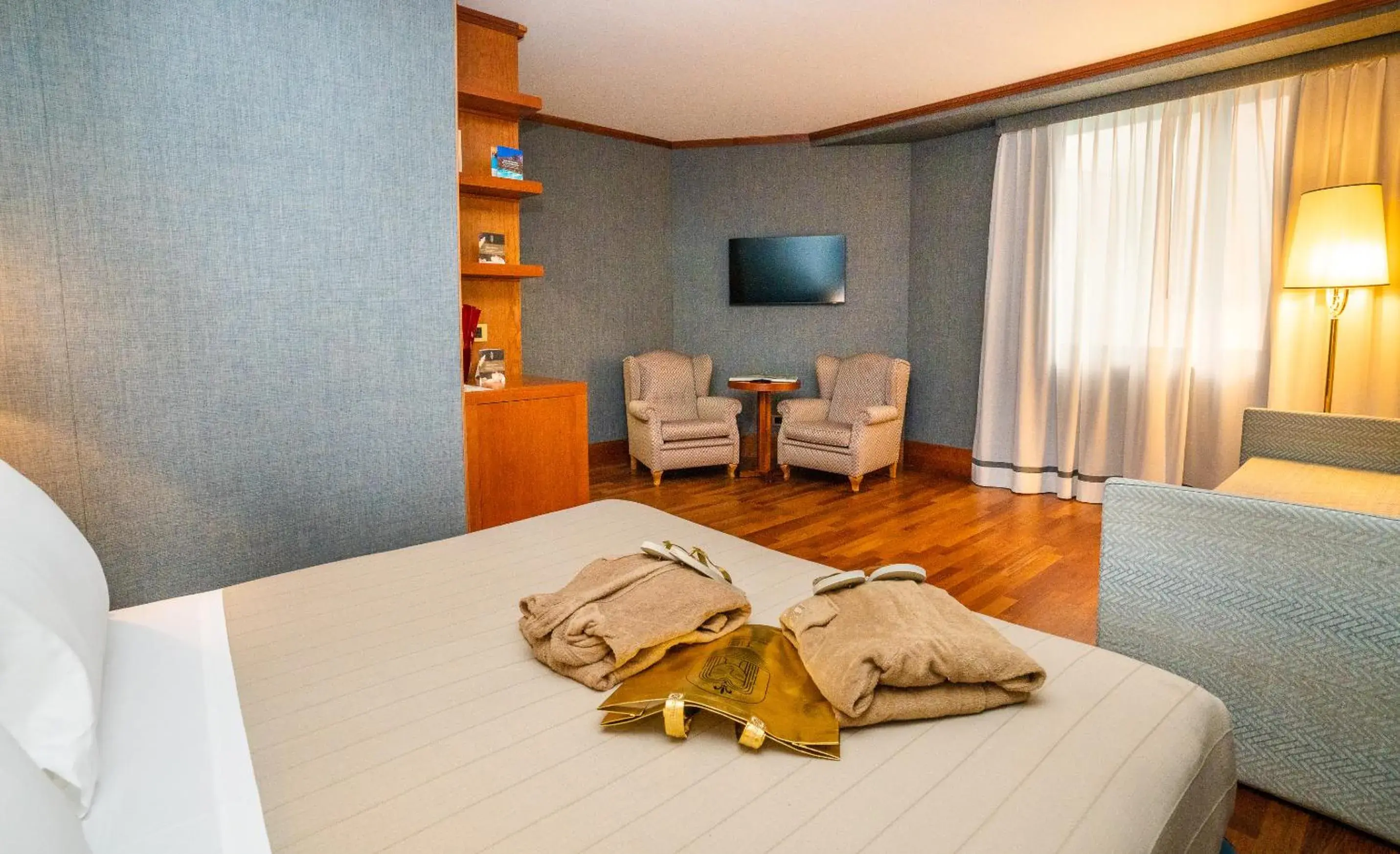 Bedroom, Bed in Grand Hotel Duca D'Este Bedroom, Bed in Grand Hotel Duca D'Este