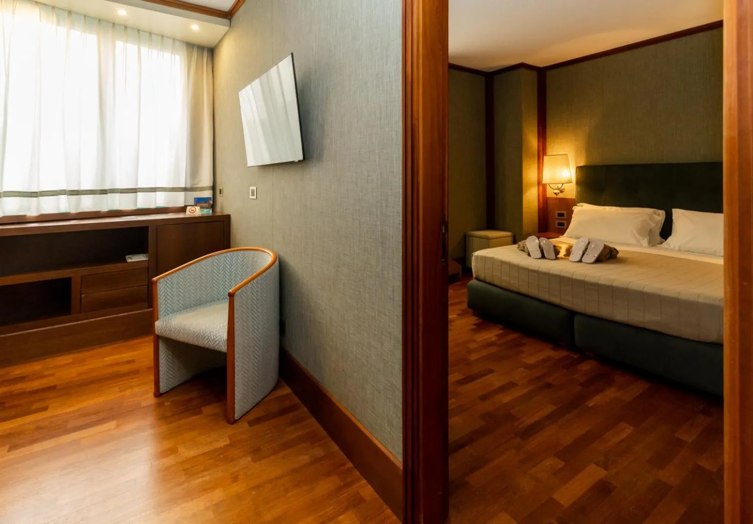 Bedroom, Bed in Grand Hotel Duca D'Este