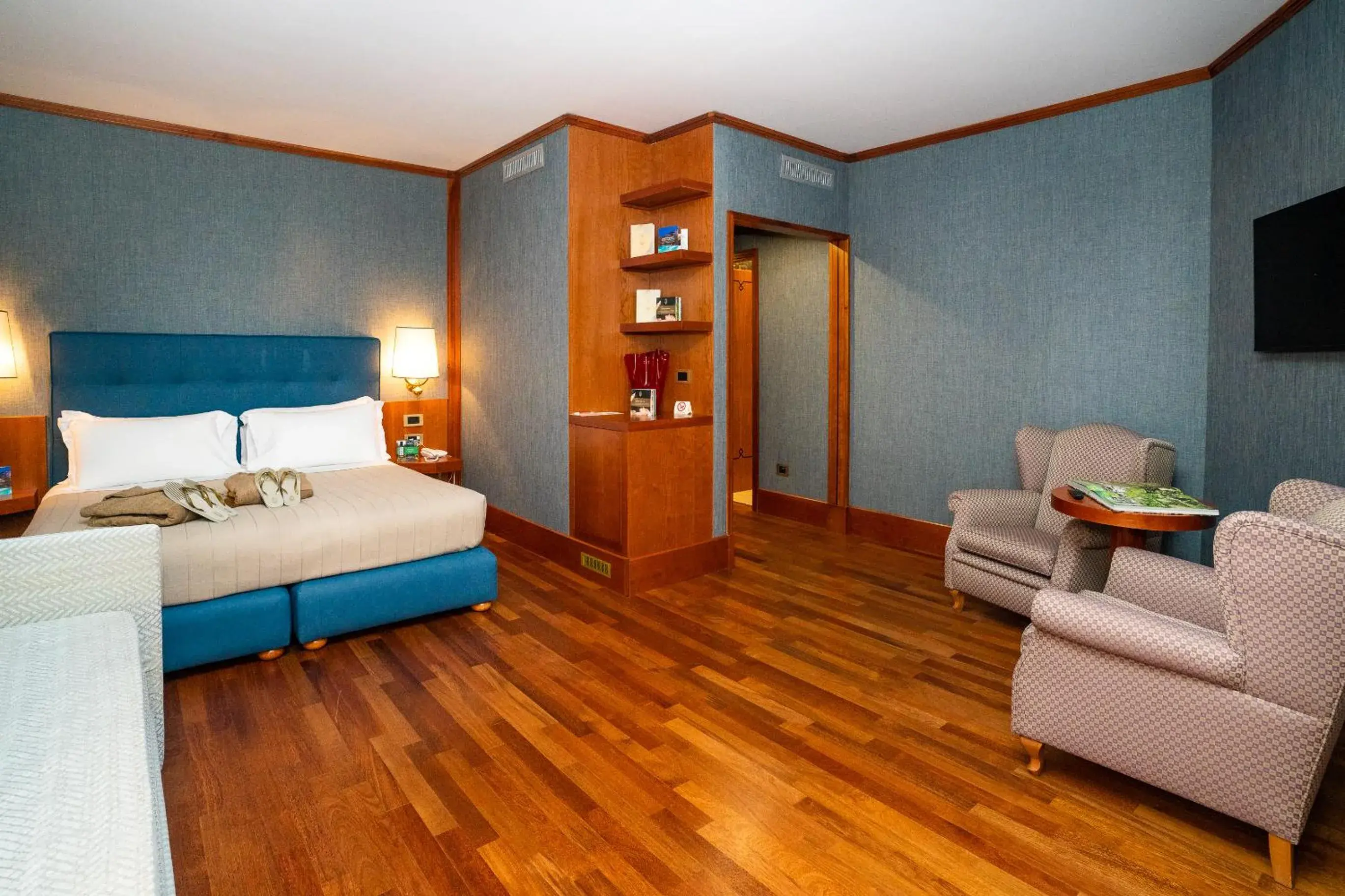 Bedroom, Bed in Grand Hotel Duca D'Este Bedroom, Bed in Grand Hotel Duca D'Este