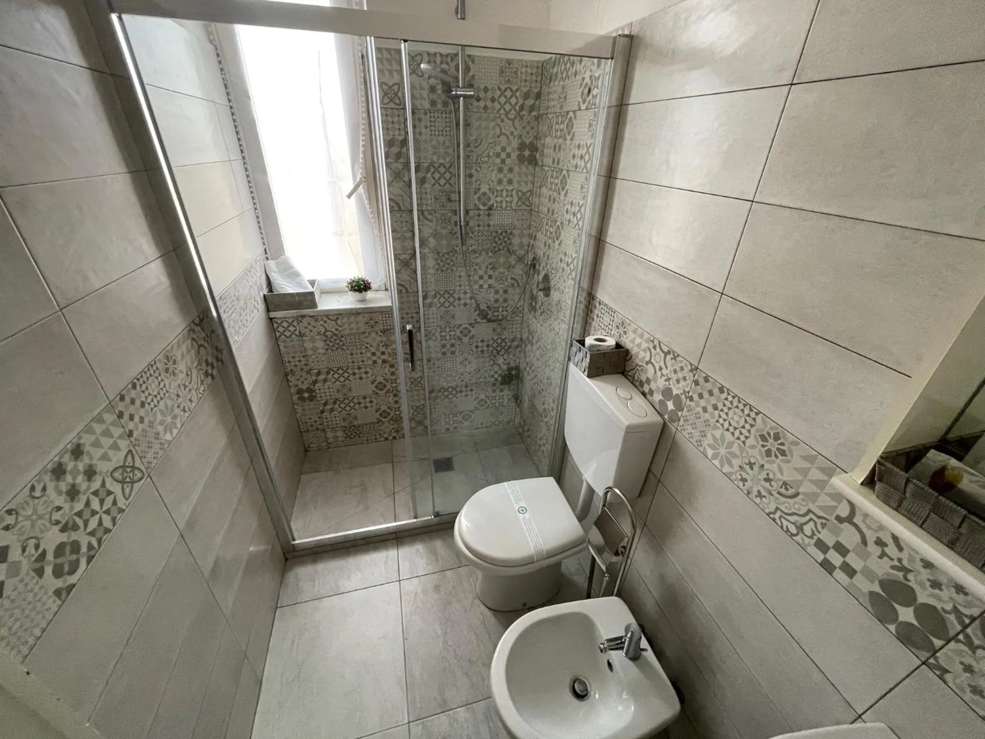 Bathroom in Albergo Villa Marina