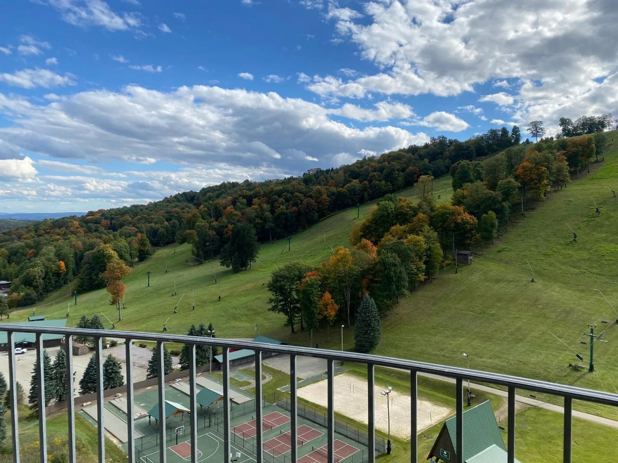 Balcony/Terrace in Slopeside Hotel by Seven Springs Resort