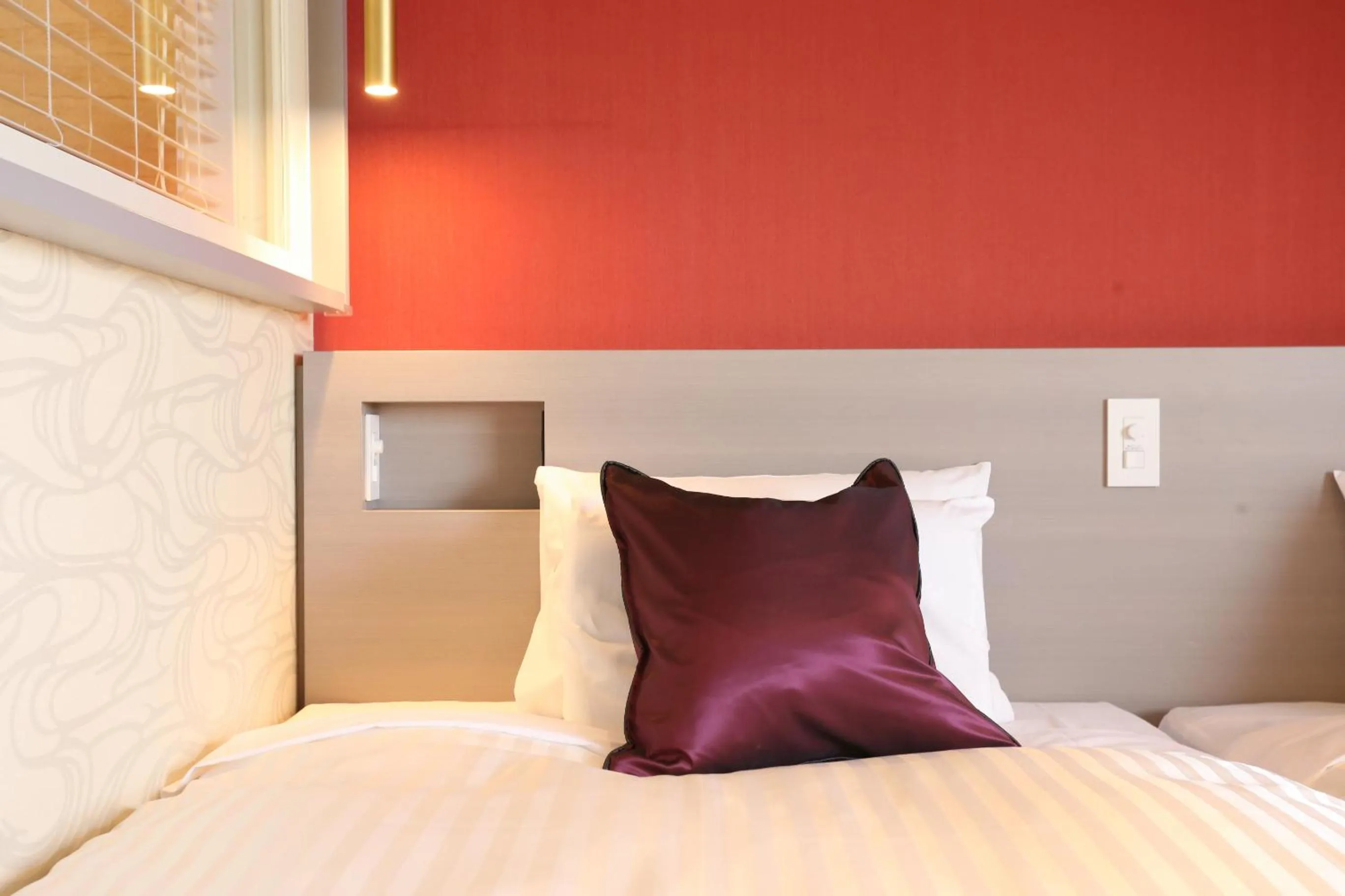 Bed in Hotel Castle Inn Suzuka