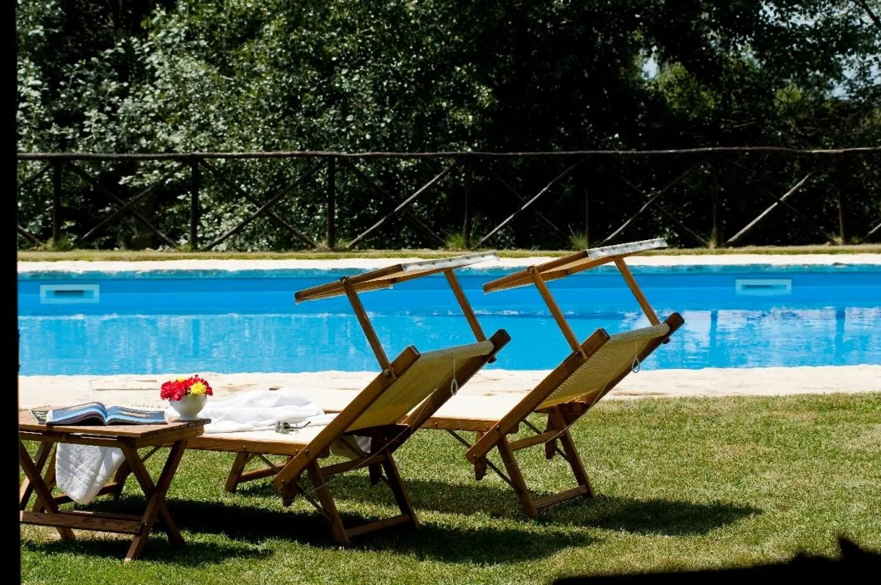 Pool view in Agriturismo Le Case