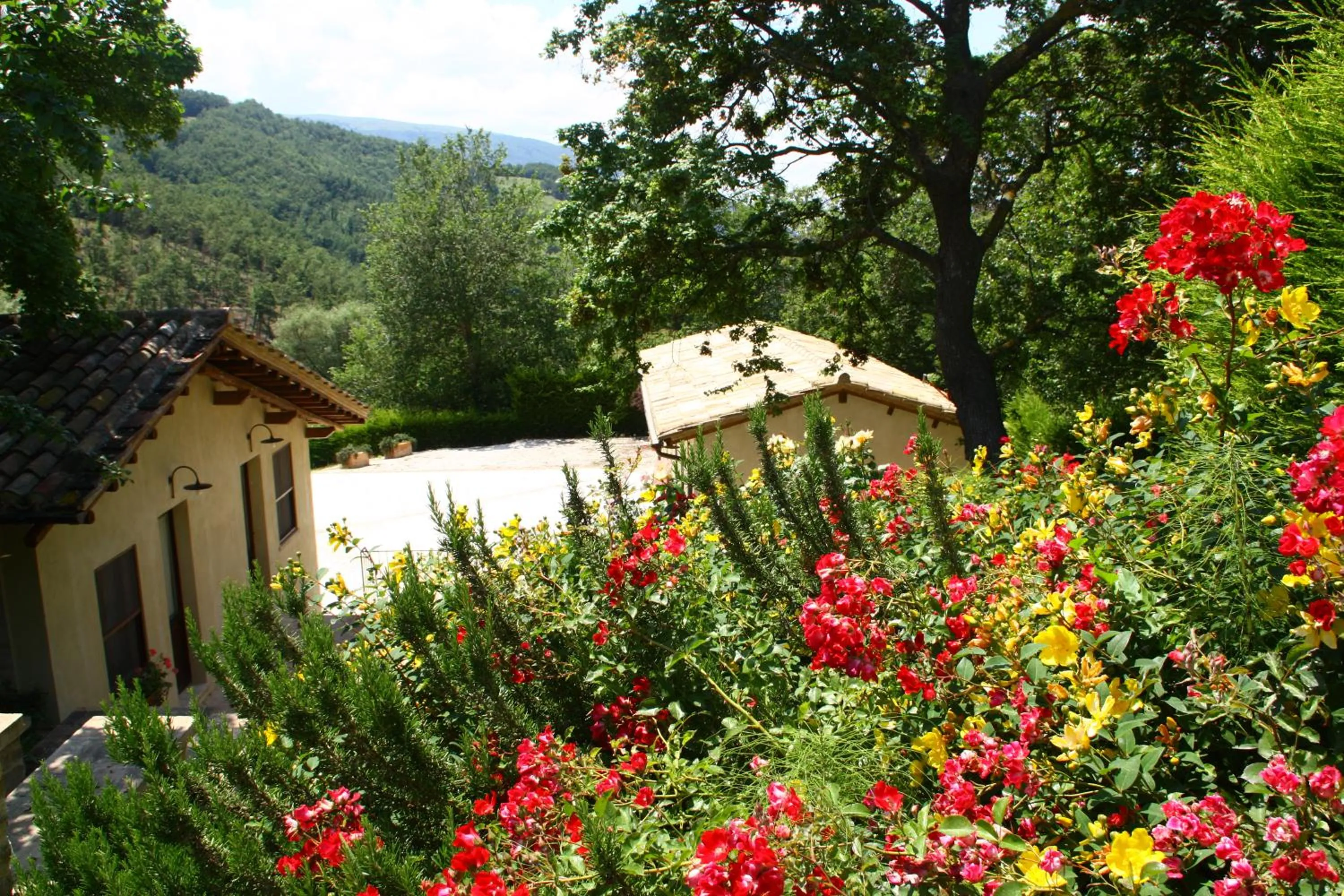 Garden in Agriturismo Le Case