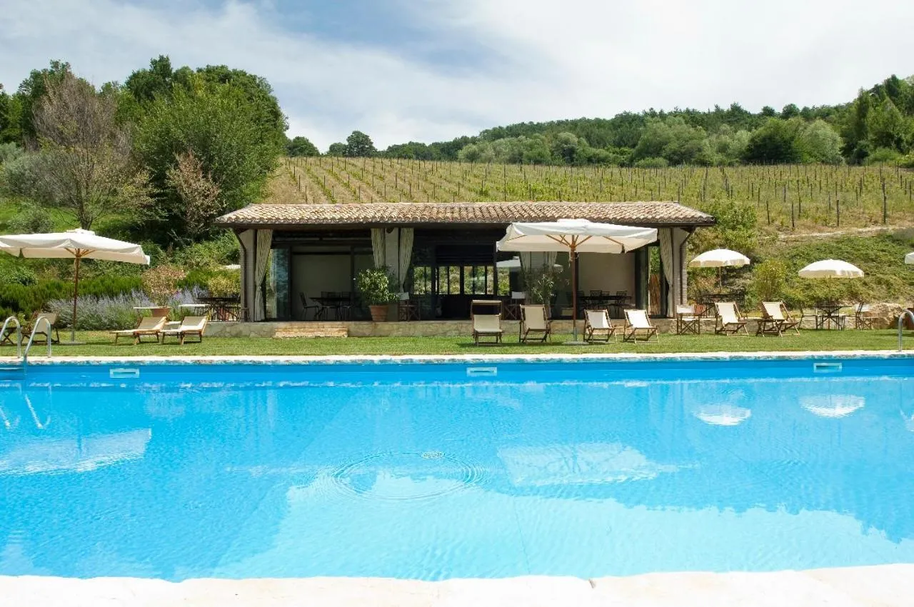 Pool view in Agriturismo Le Case