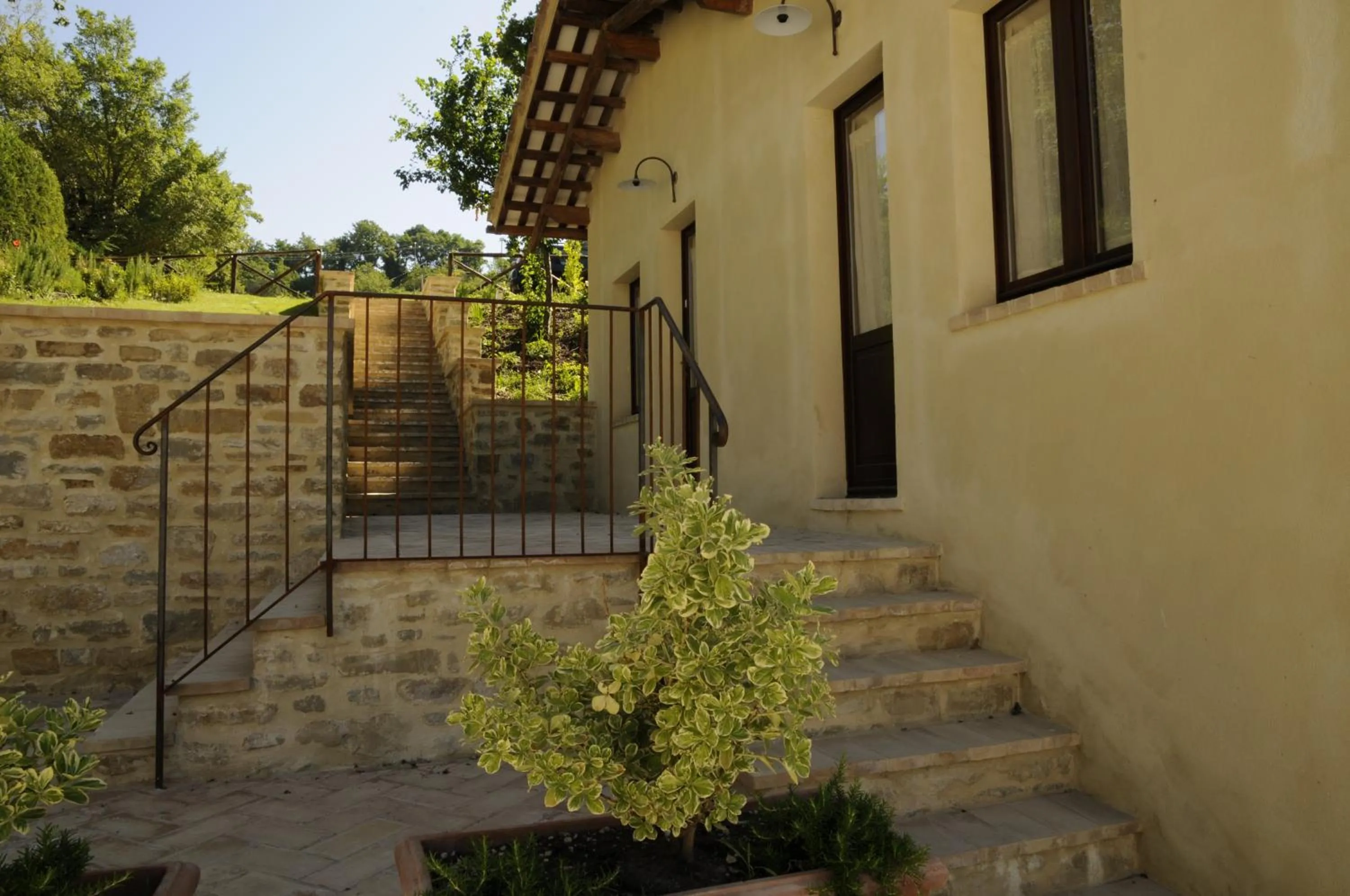 Balcony/Terrace in Agriturismo Le Case