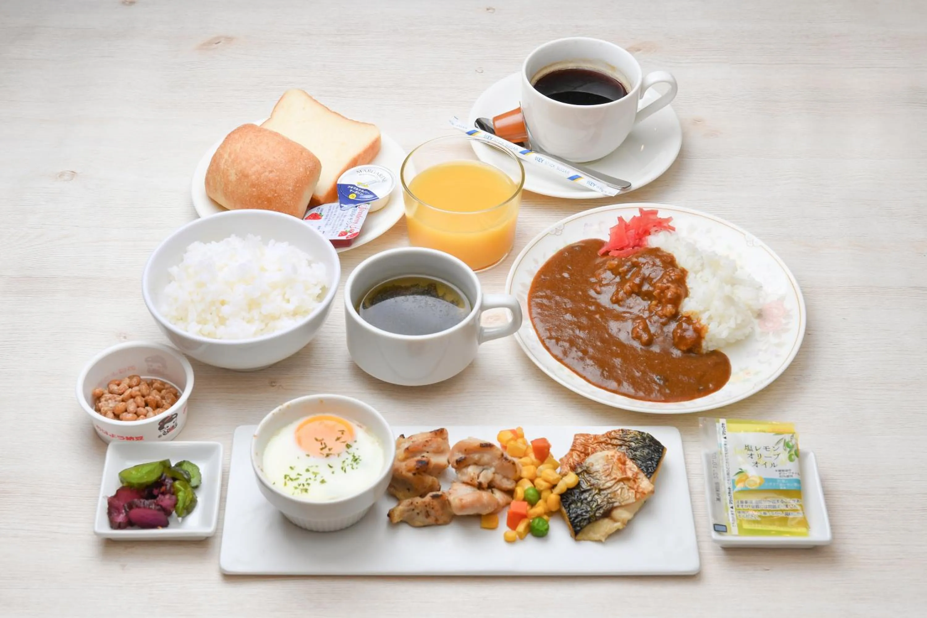 Food in Hotel Castle Inn Suzuka Chuo